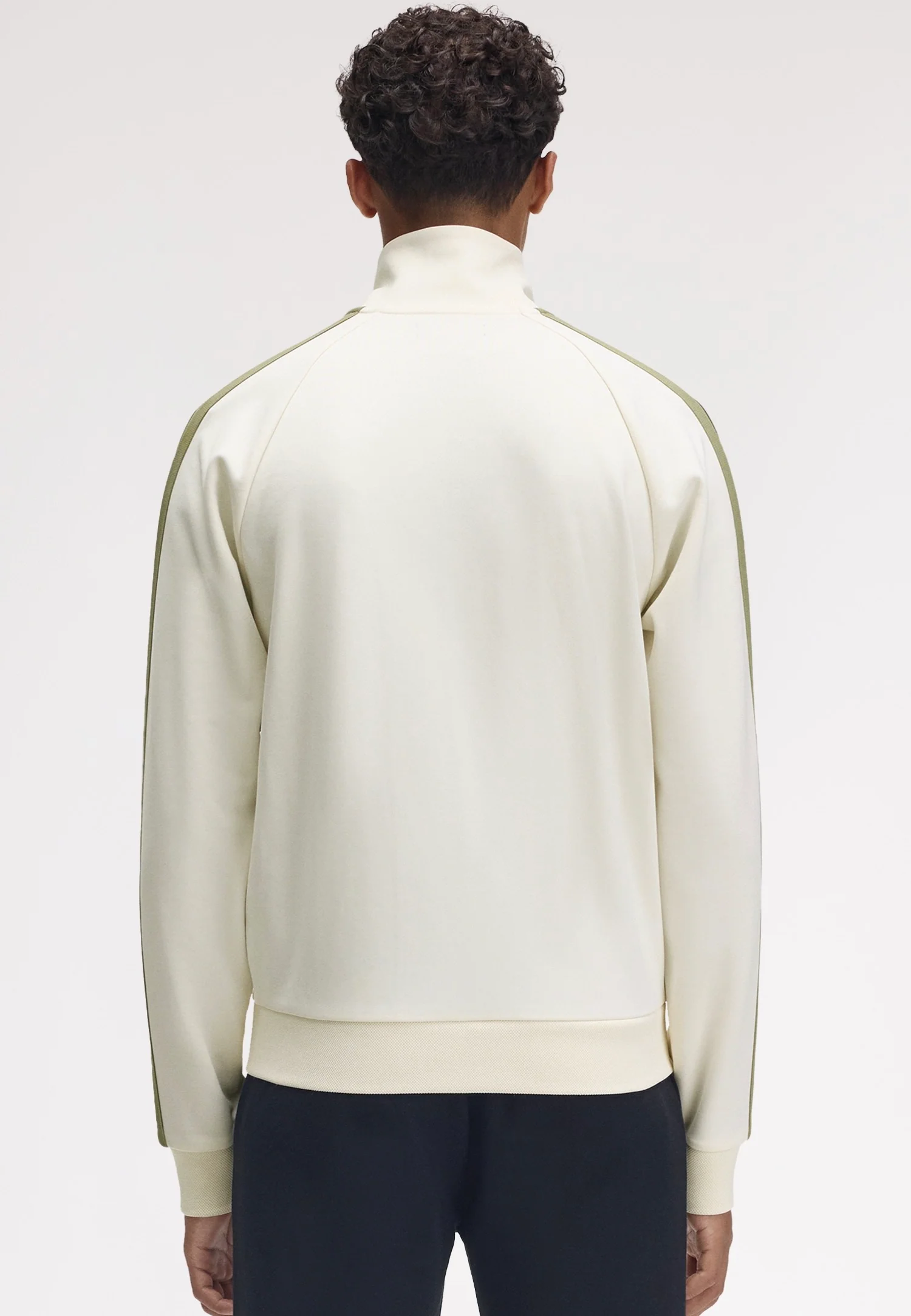 Two Colour Tape Light Ecru - Track Jacket - Image 7