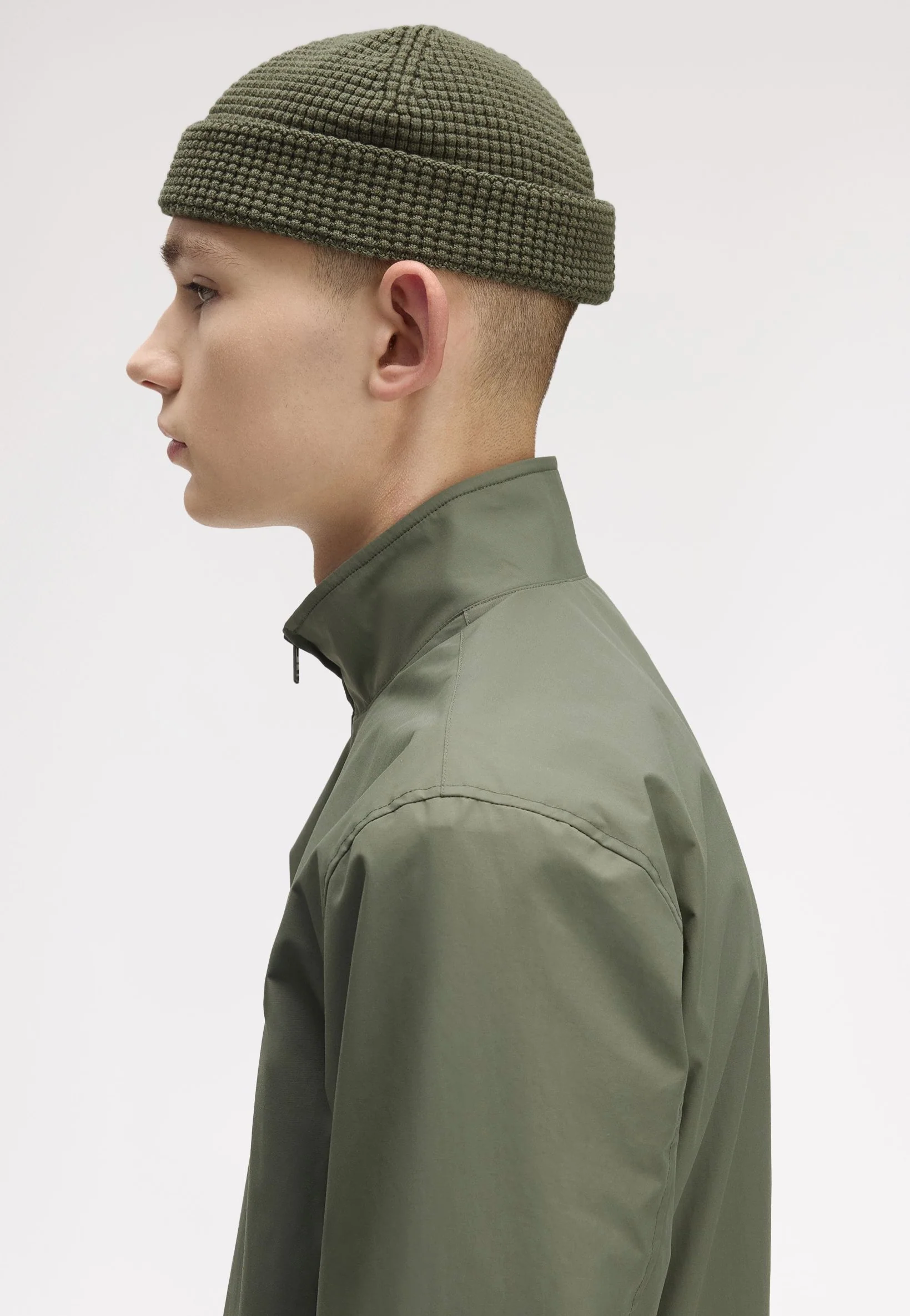 Waffle Laurel Wreath Green - Beanie - Image 5