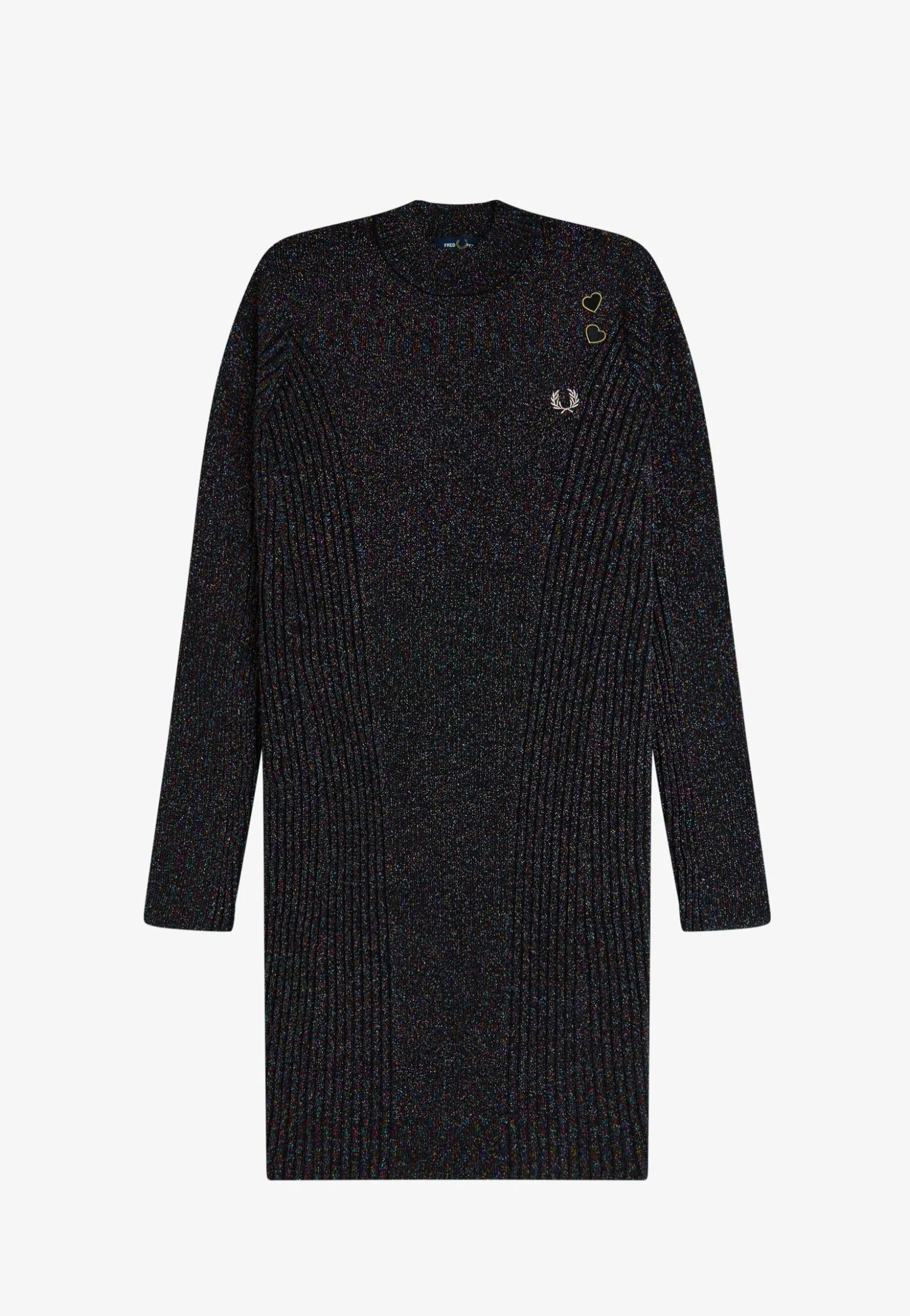 Fred Perry x Amy Winehouse - Metallic Ribbed Black - Dress - Image 8