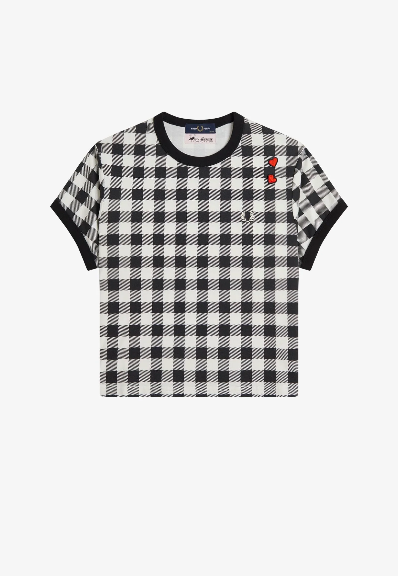Fred Perry x Amy Winehouse - Printed Light Ecru - T-Shirt - Image 7