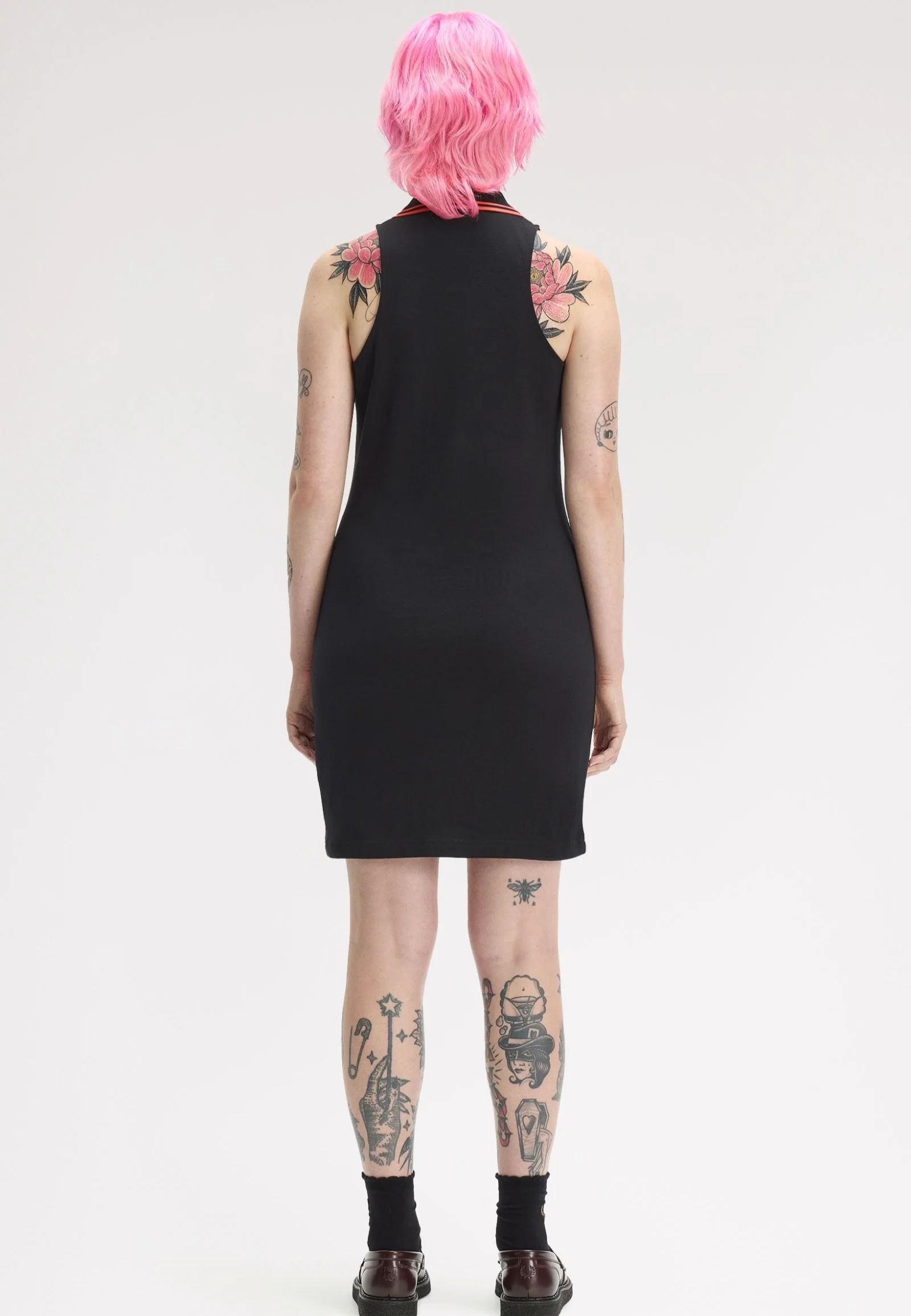 Fred Perry x Amy Winehouse - Sleeveless Pique Black - Dress - Image 3