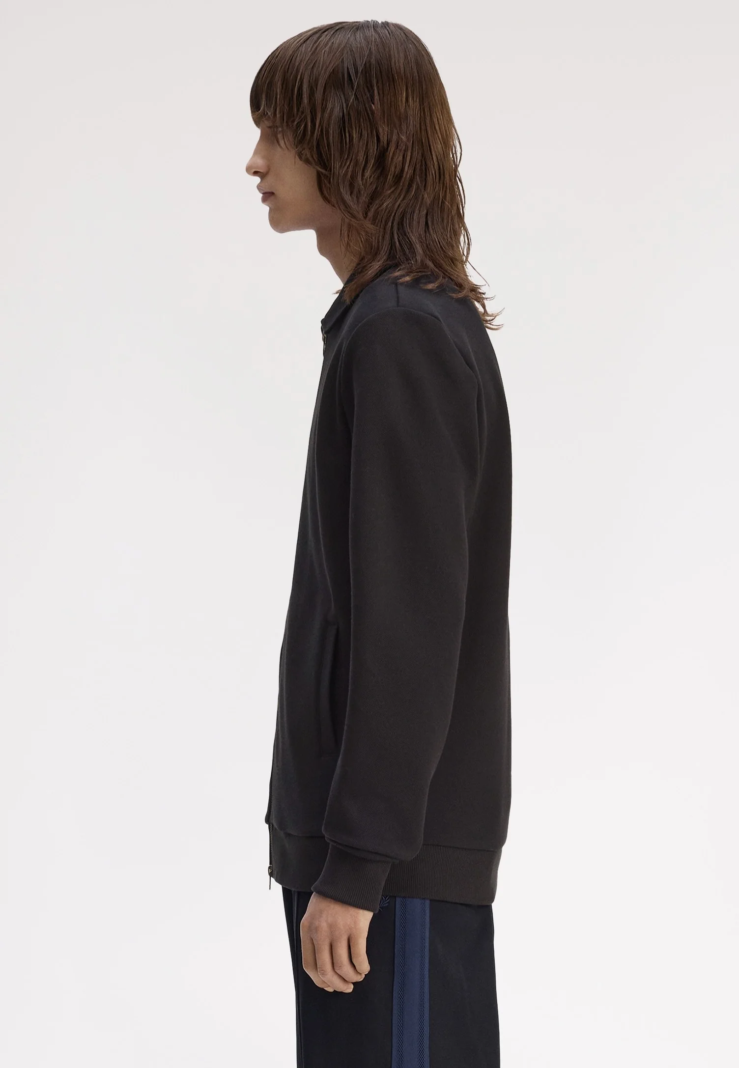 Zip Through Collared Black - Jacket - Image 5