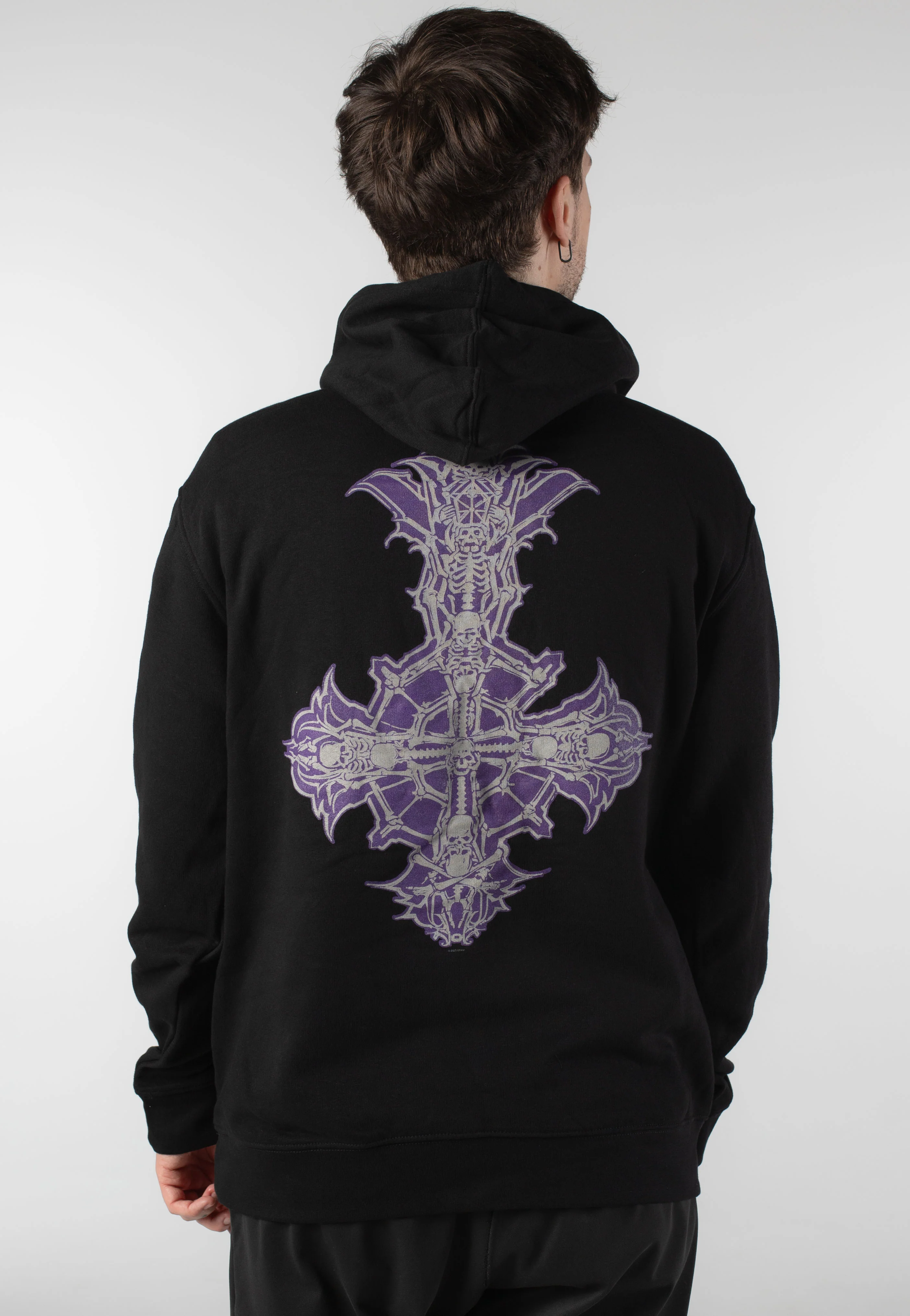 Chrome Logo & Grucifix - Hoodie - Image 4