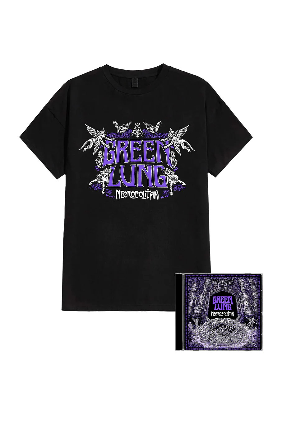 Necropolitan - CD + Necropolitan Logo - T-Shirt