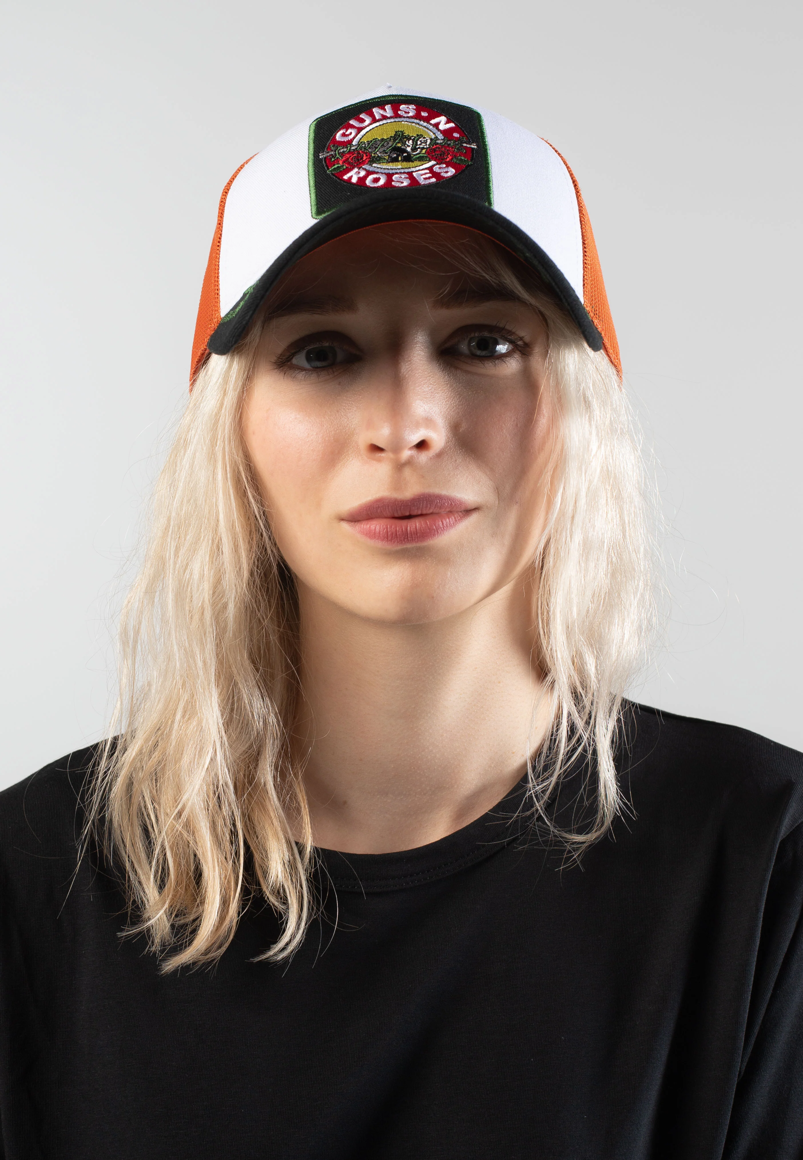 Logo White Black Orange - Cap - Image 6