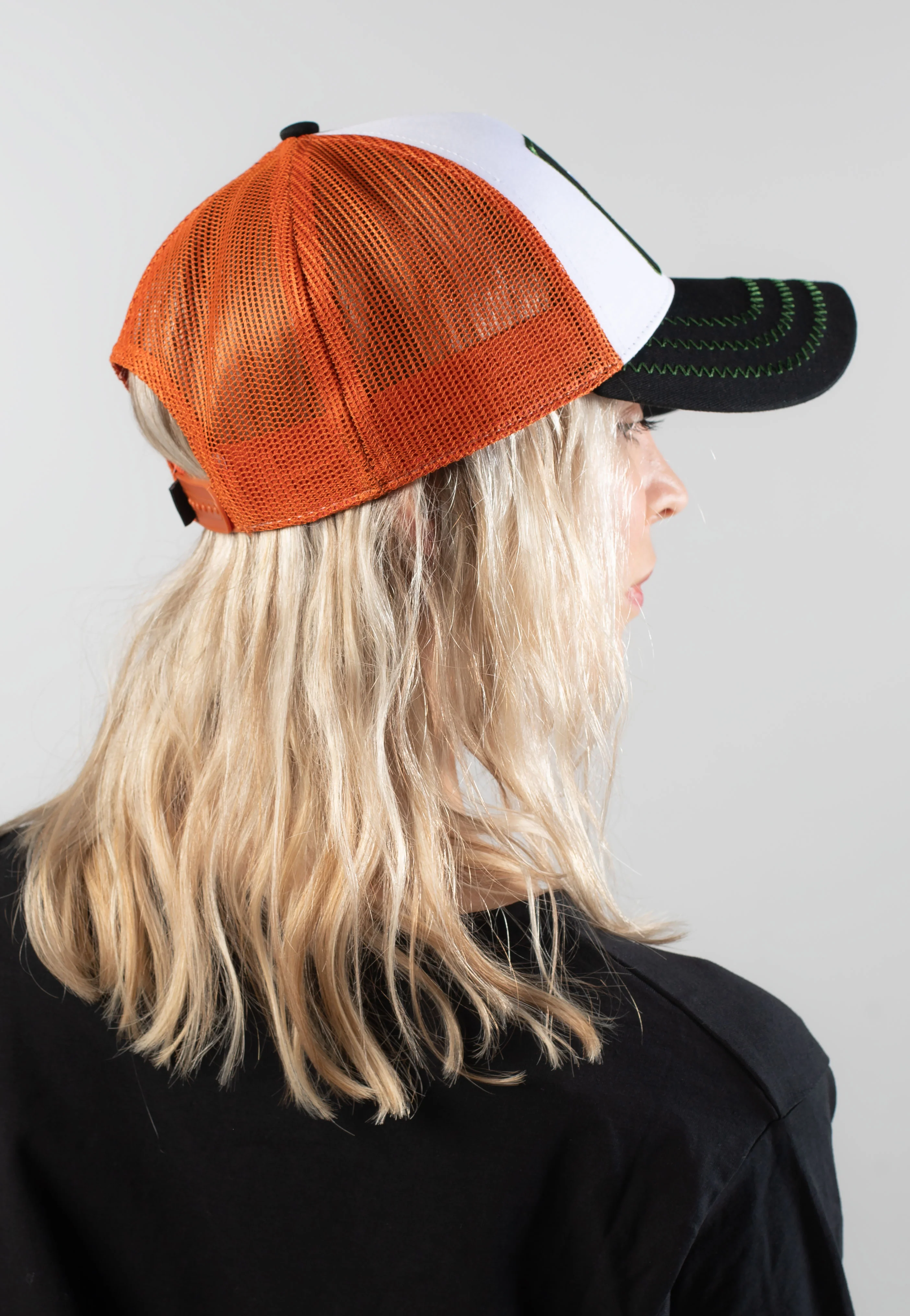 Logo White Black Orange - Cap - Image 7
