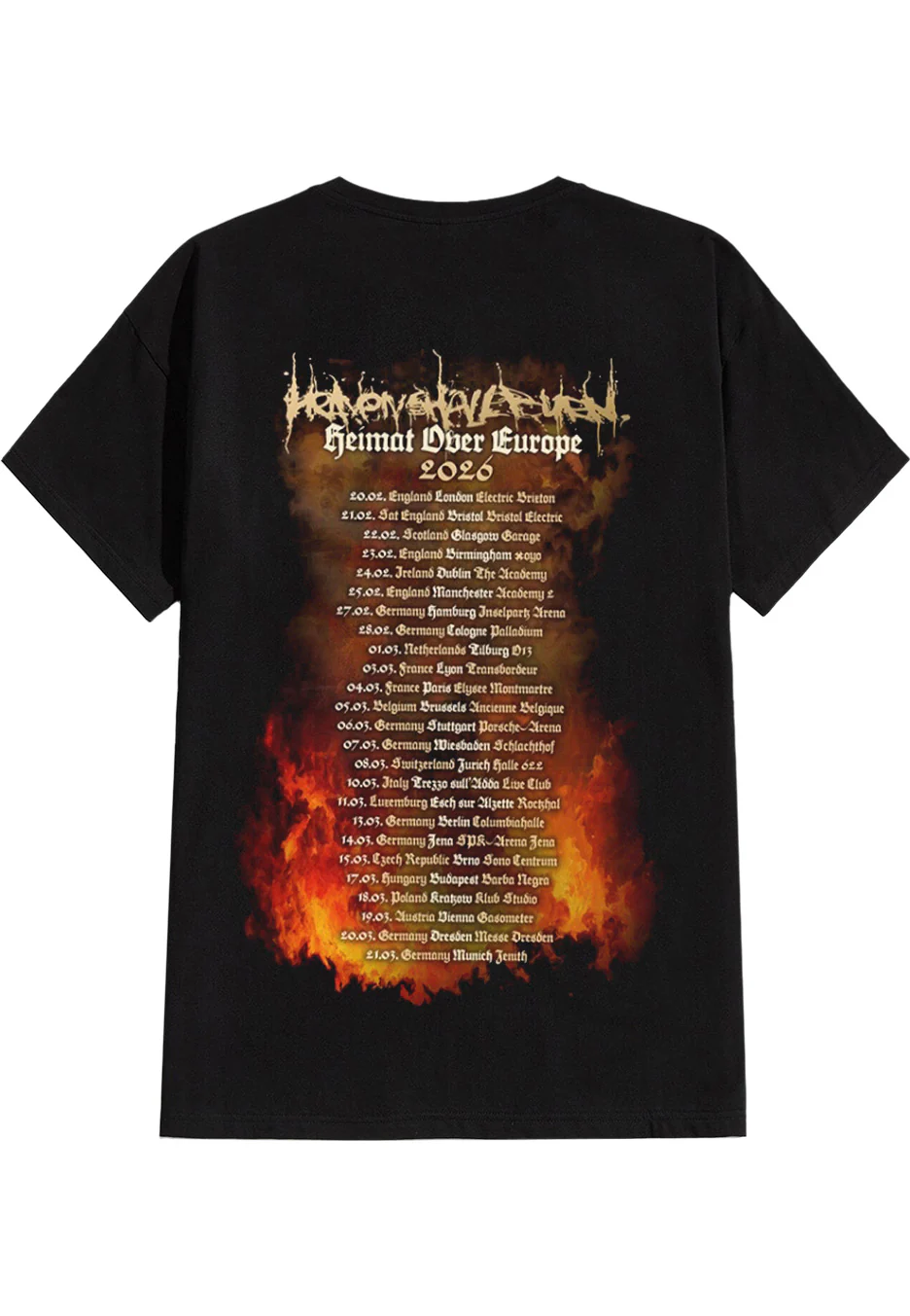 Heimat Over Europe Tour 2026 Hirsch - T-Shirt - Image 4