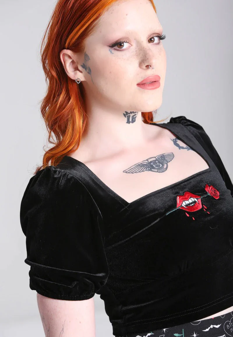 Lilith Crop Black - Top - Image 2