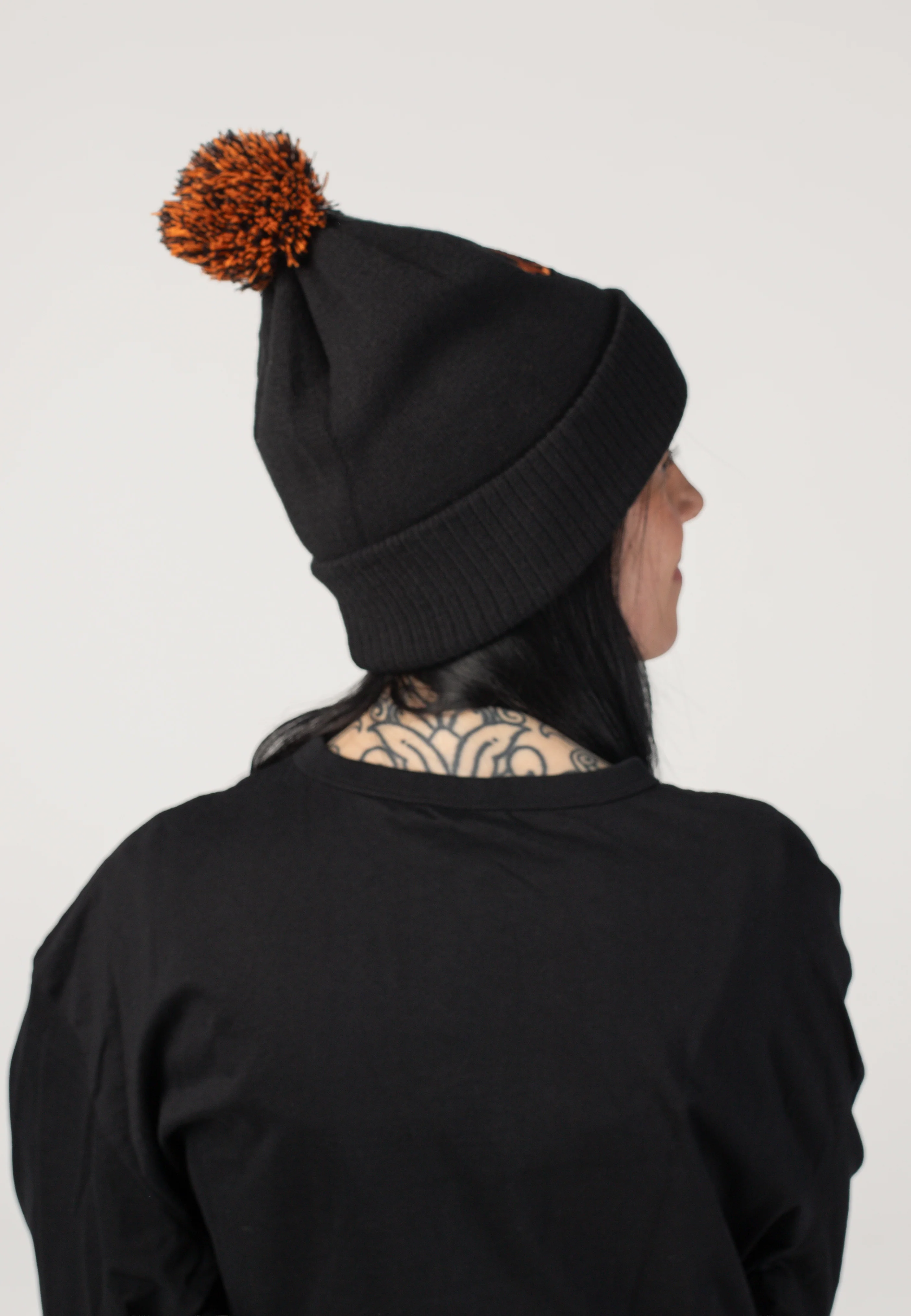 40 Years Pumpkin Logo Pom - Beanie - Image 2