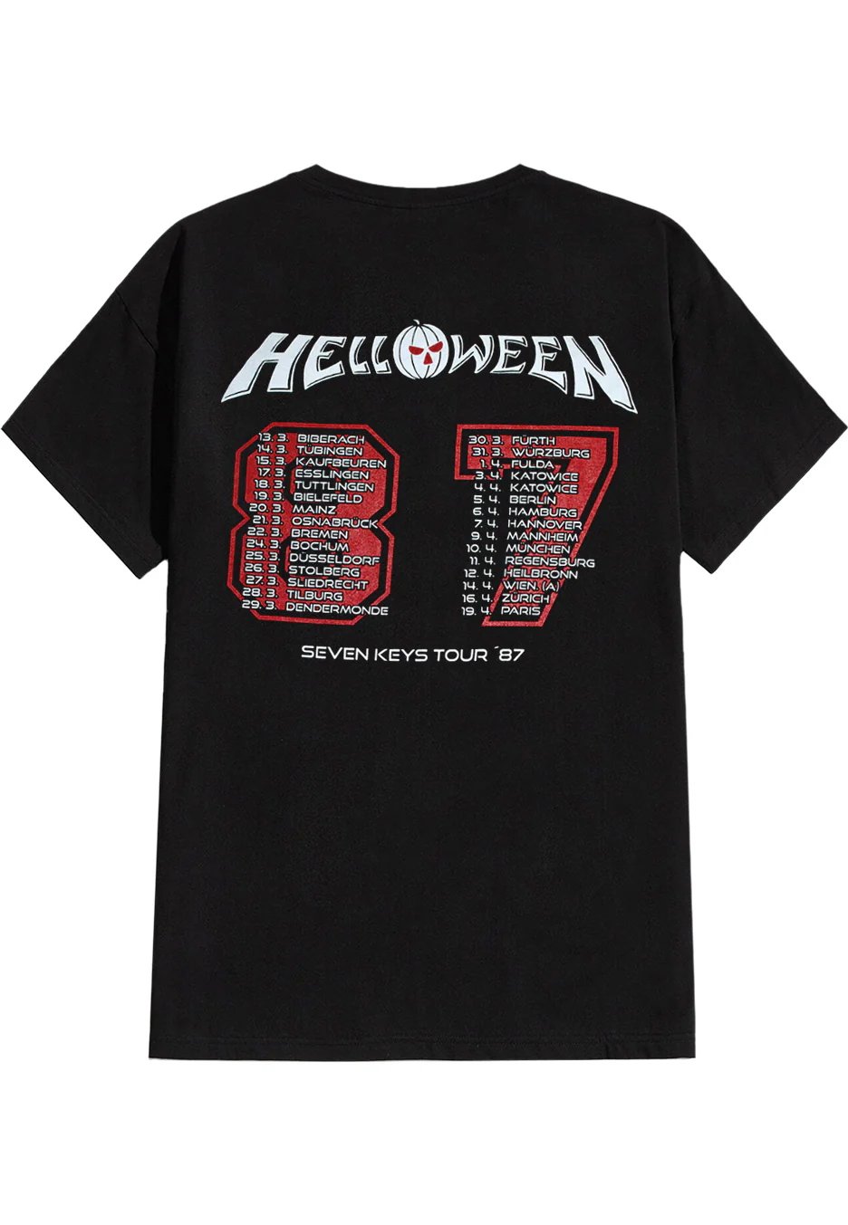 Seven Keys Tour 87 - T-Shirt - Image 2