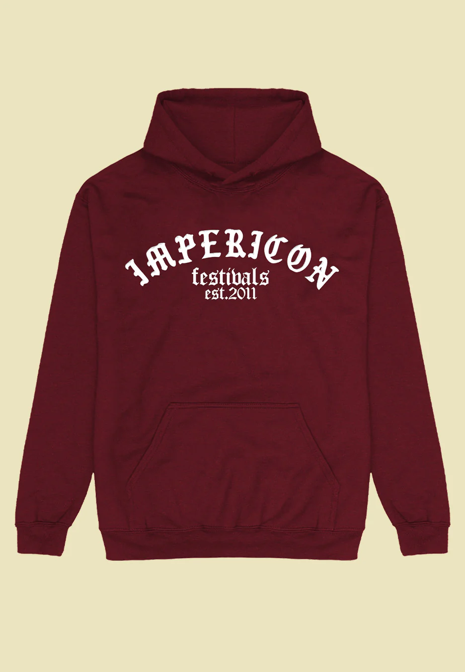 Est 2011 Burgundy - Hoodie