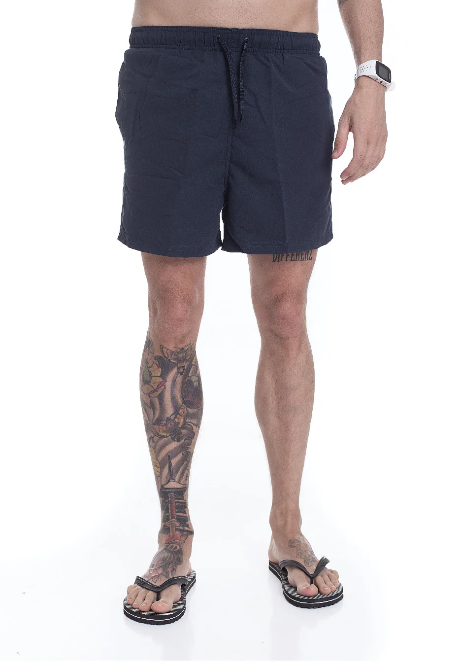 Plain Swim Navy - Shorts