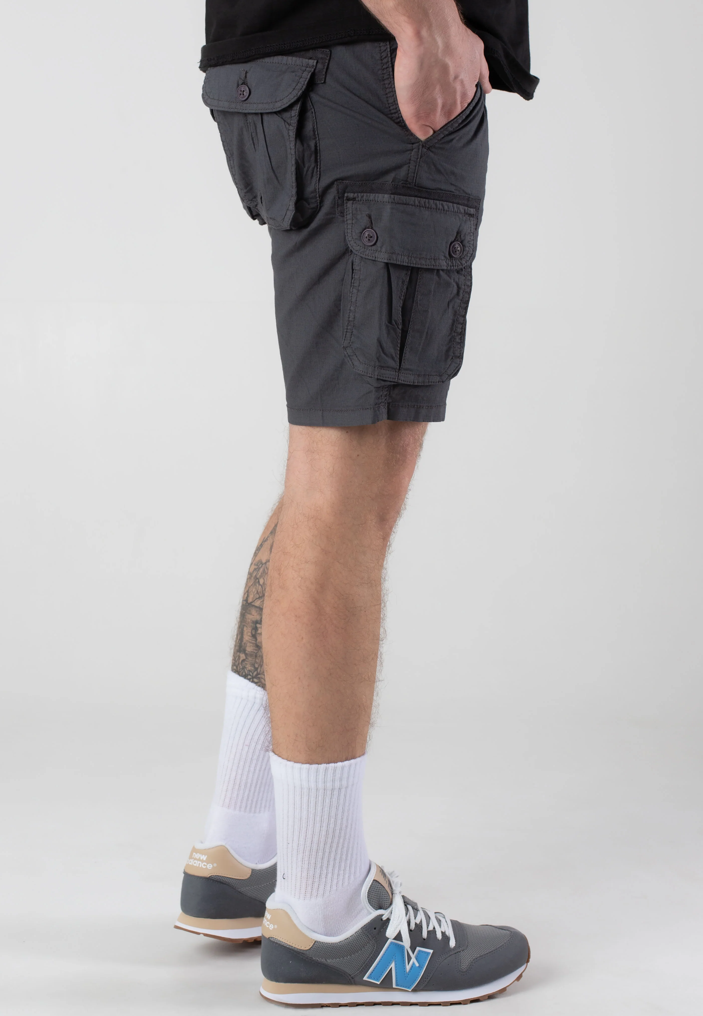 Lanny Dark Grey - Shorts - Image 2