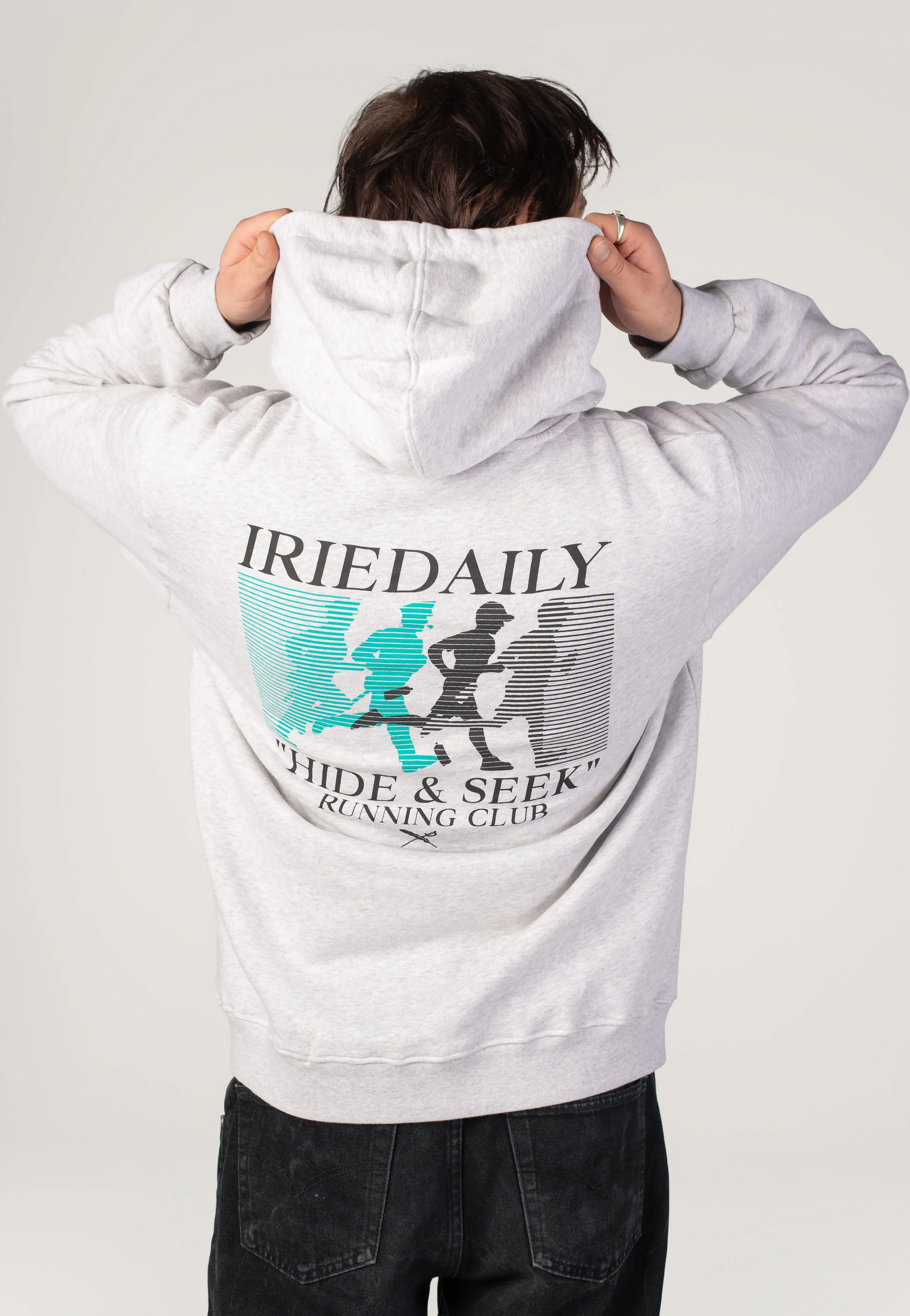 Hide N Seek Ash Heather - Hoodie - Image 2