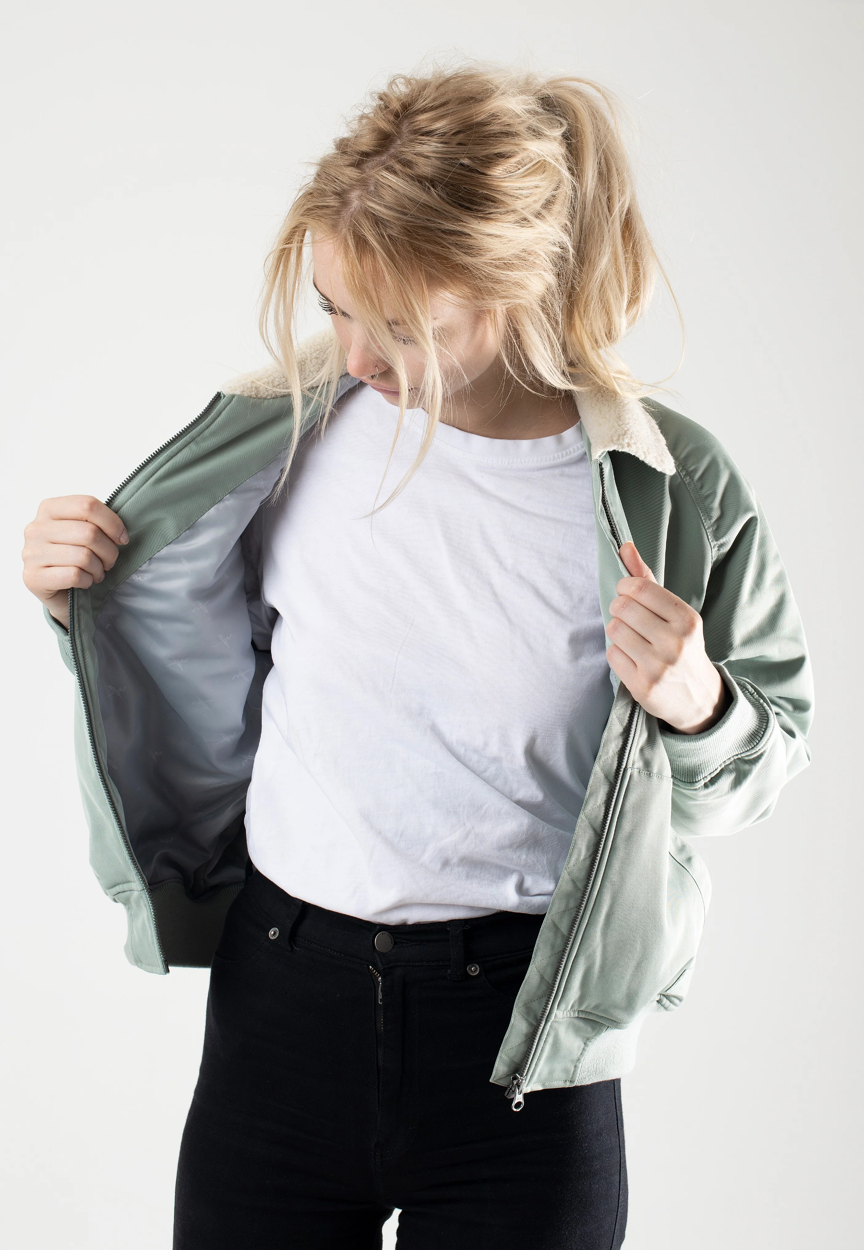 Melly Pilot Light Sage - Jacket - Image 6