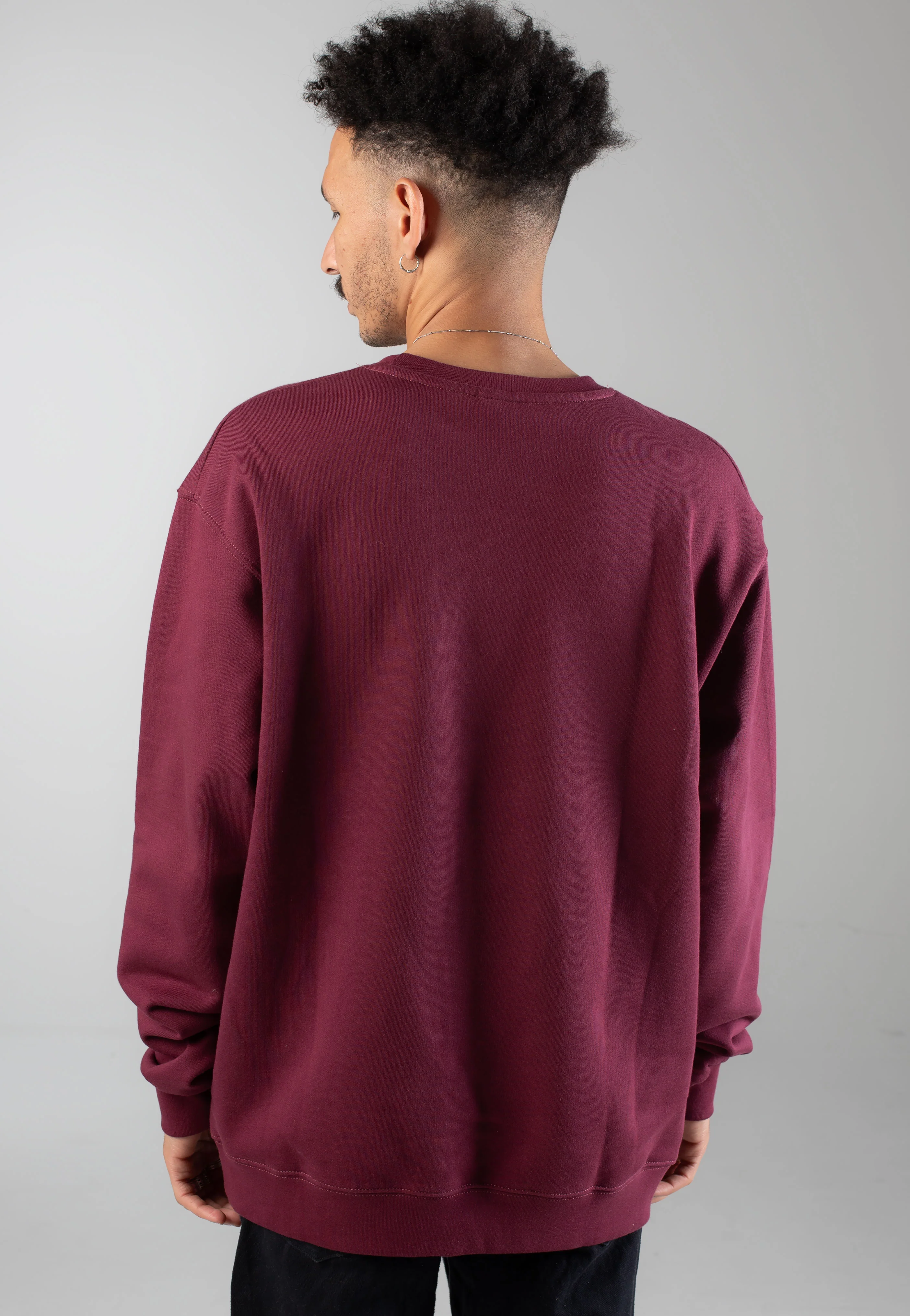Mini Flag 2 Crew Wine - Sweater - Image 2