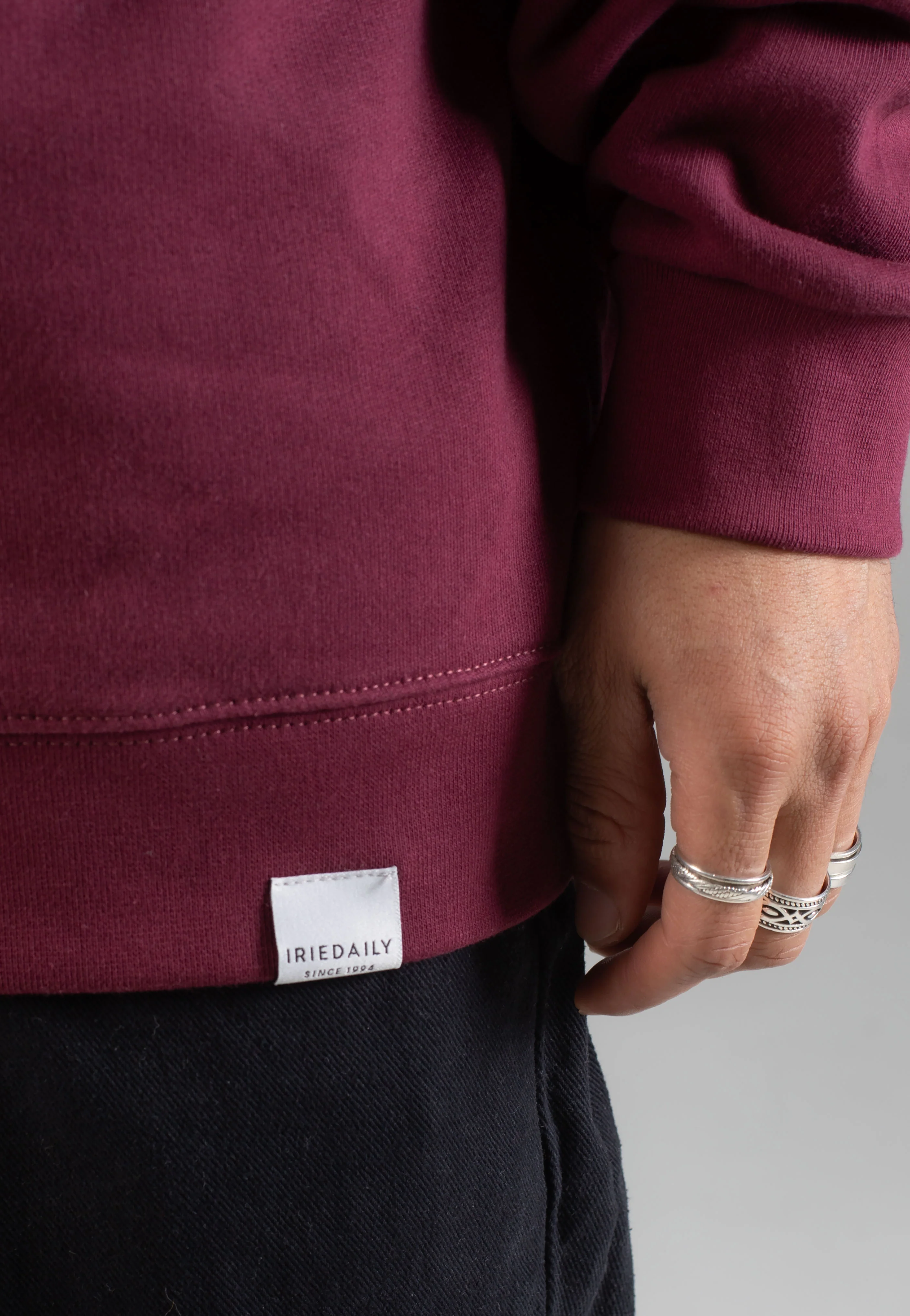 Mini Flag 2 Crew Wine - Sweater - Image 4