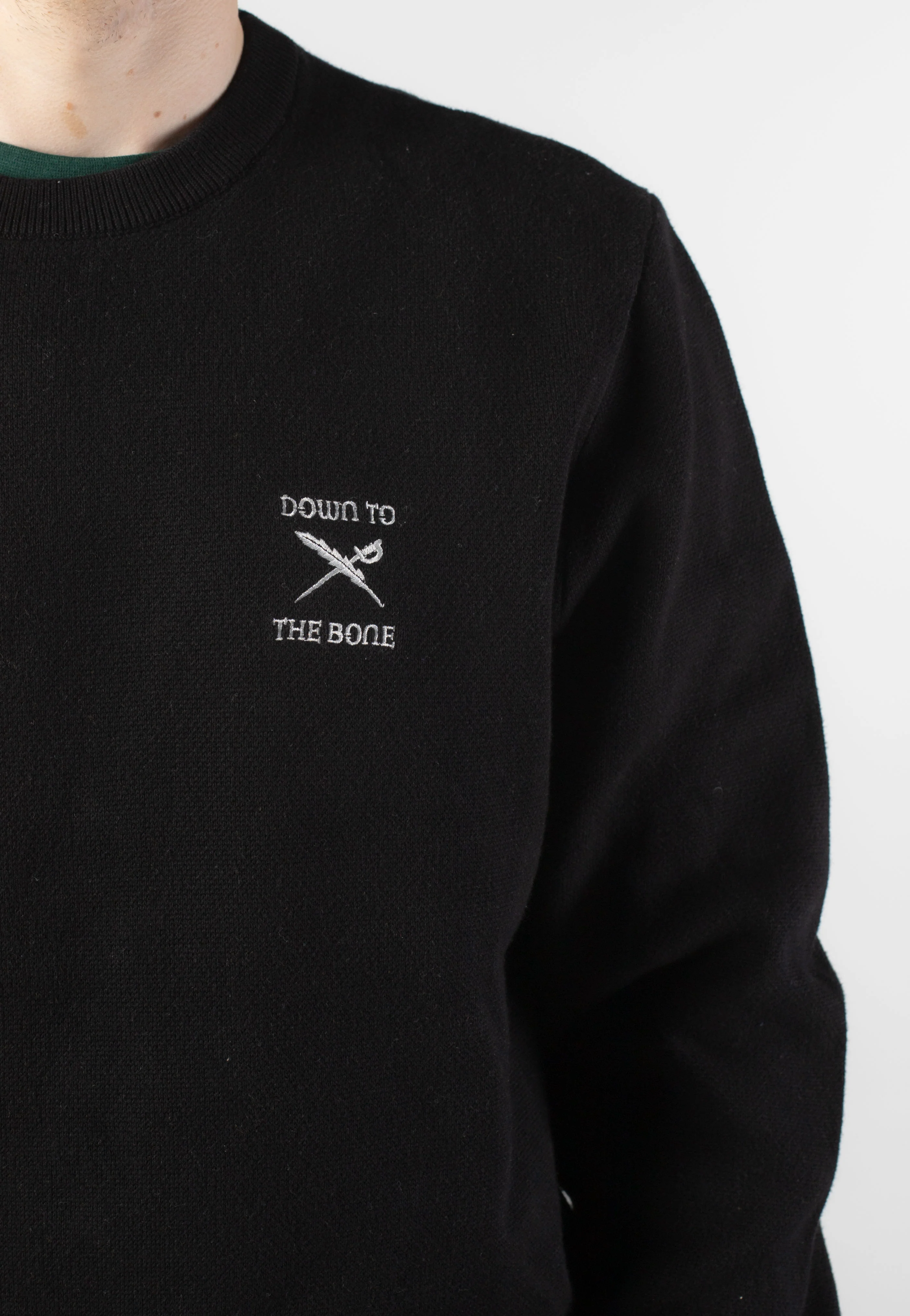To the Bone Knit Black - Pullover - Image 3