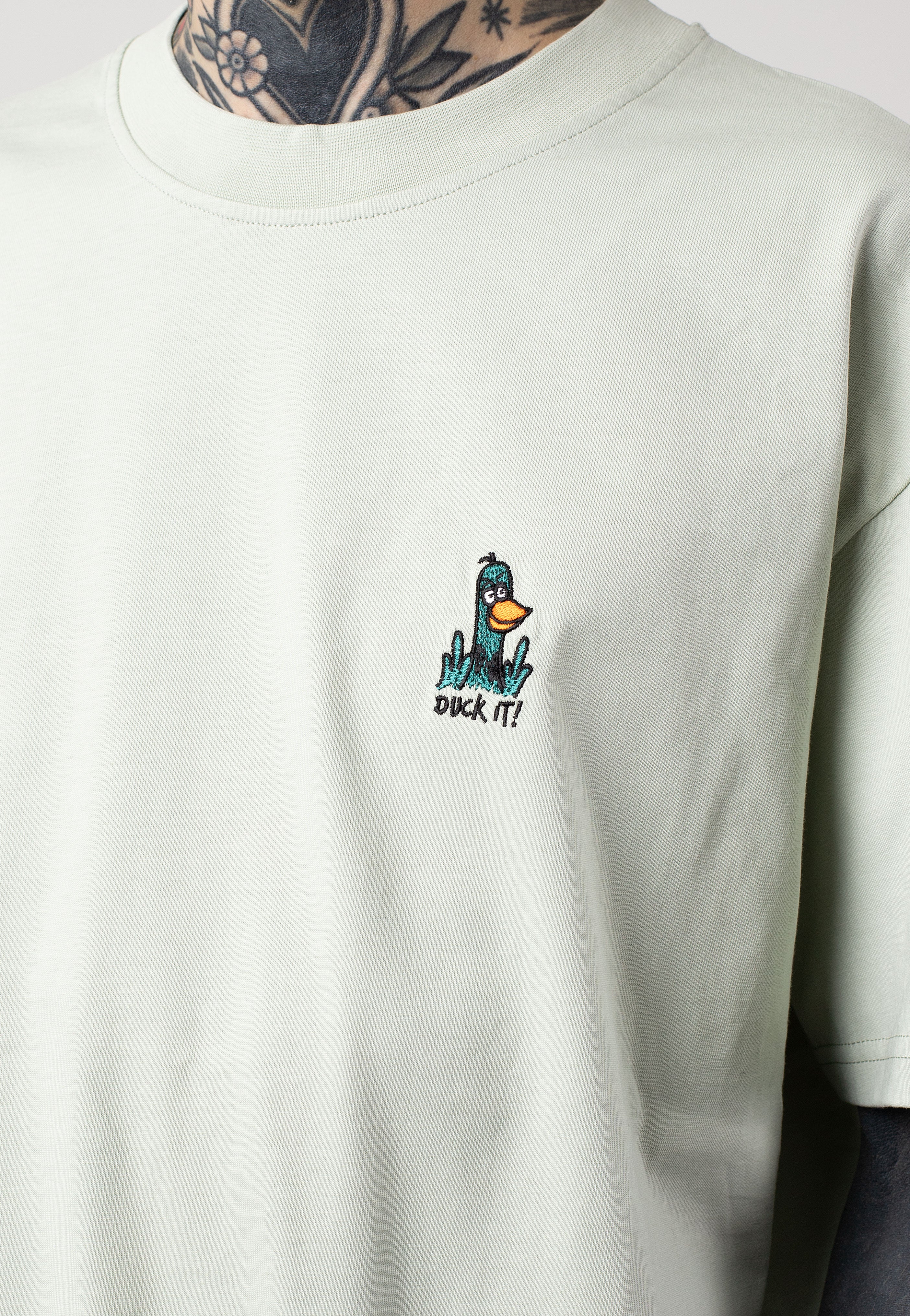 What The Duck Light Sage - T-Shirt - Image 3