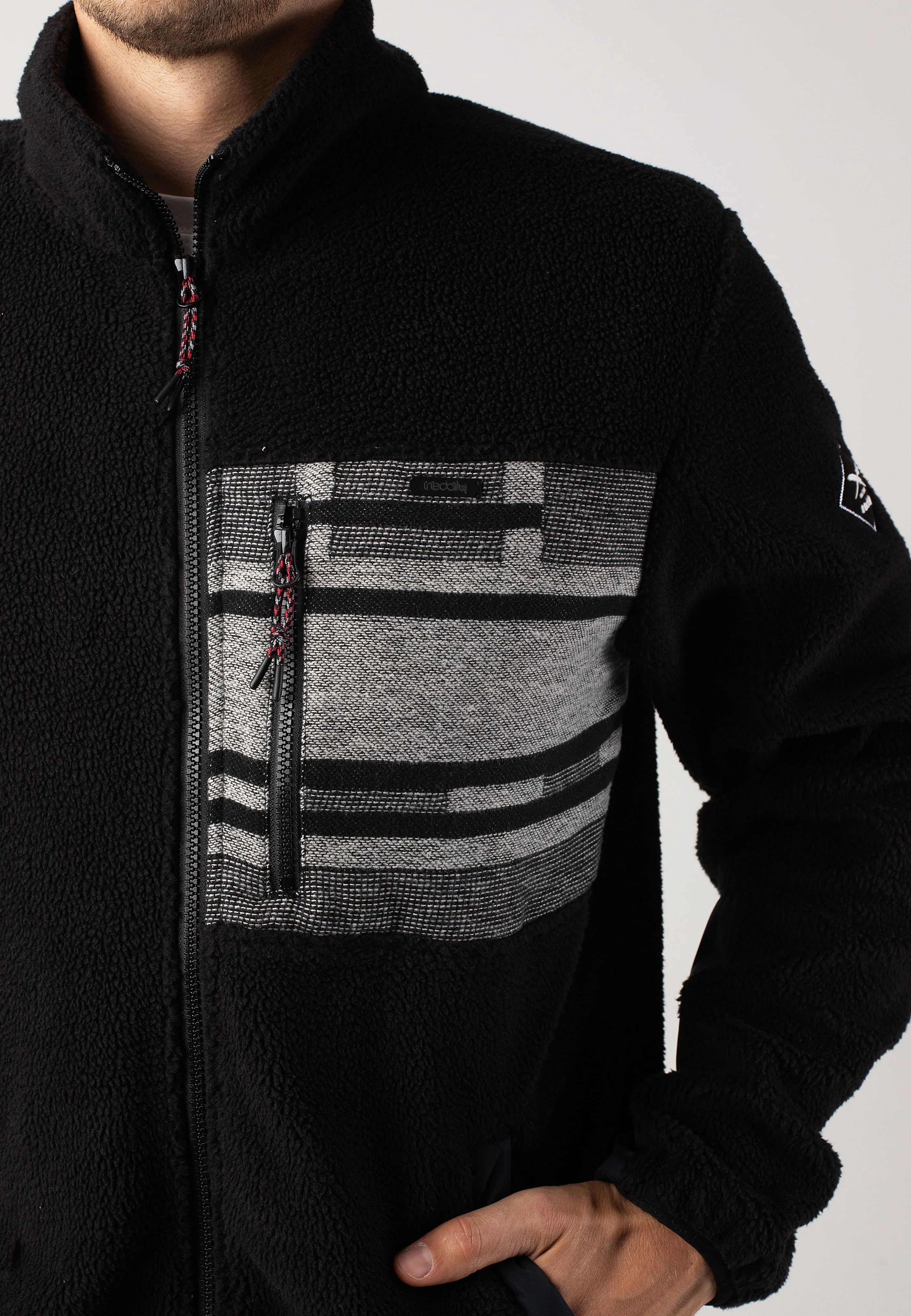 Wonderer Track Black White - Track Jacket - Image 2