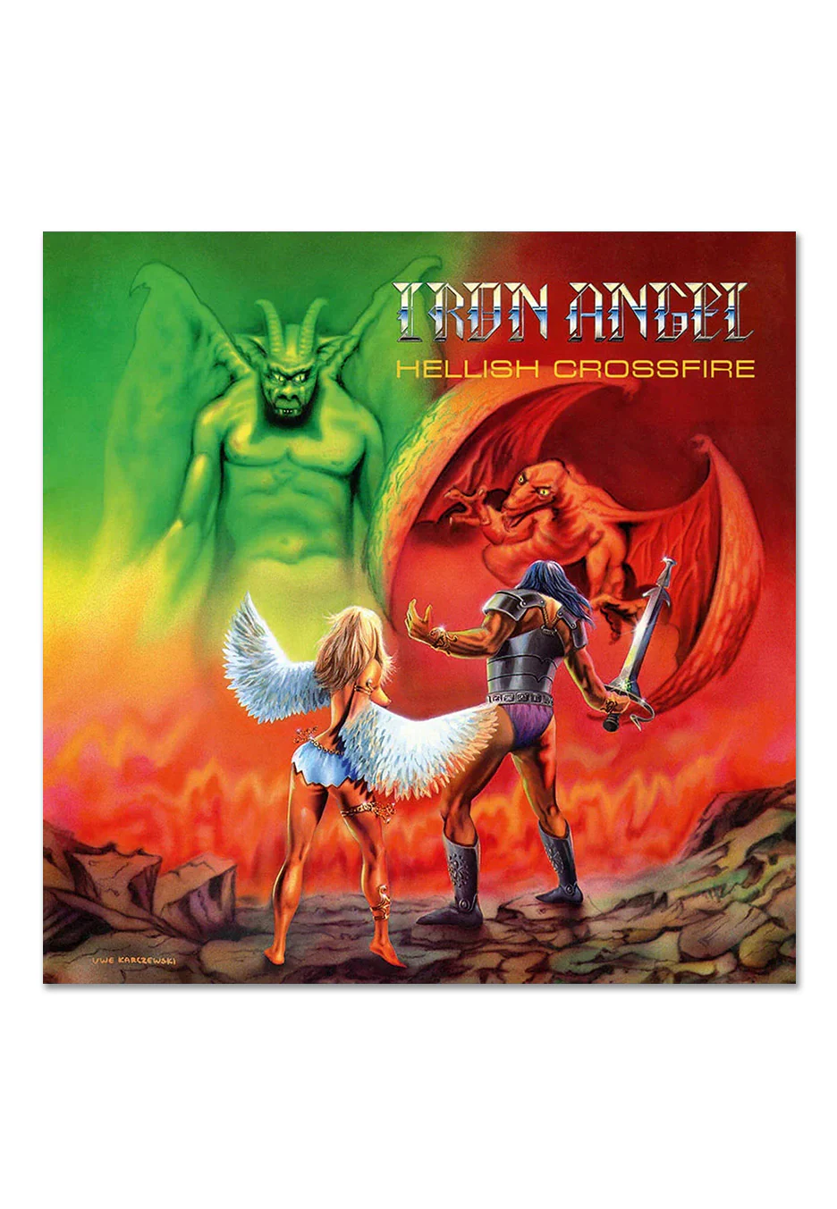 Hellish Crossfire Ltd. Orange/Black - Colored Vinyl - Image 2