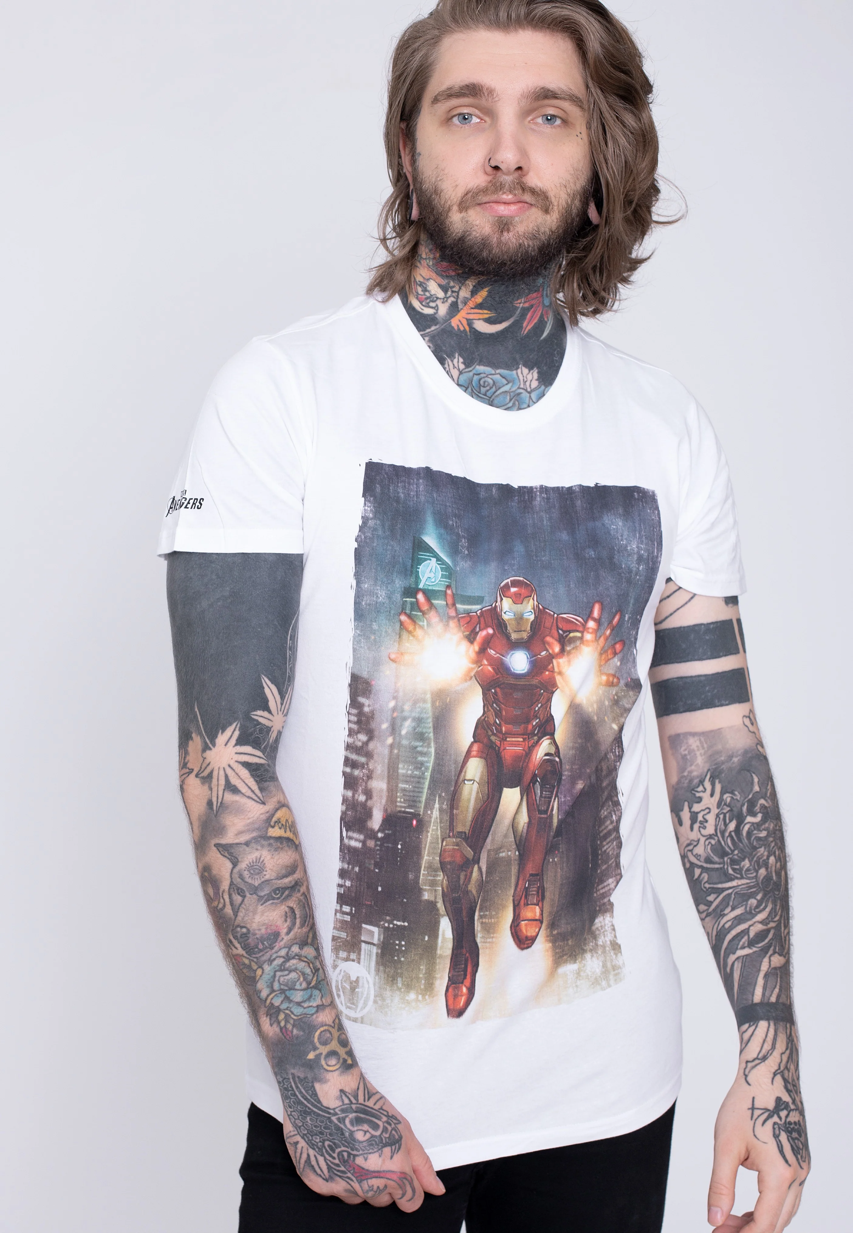 Iron Man White - T-Shirt - Image 5