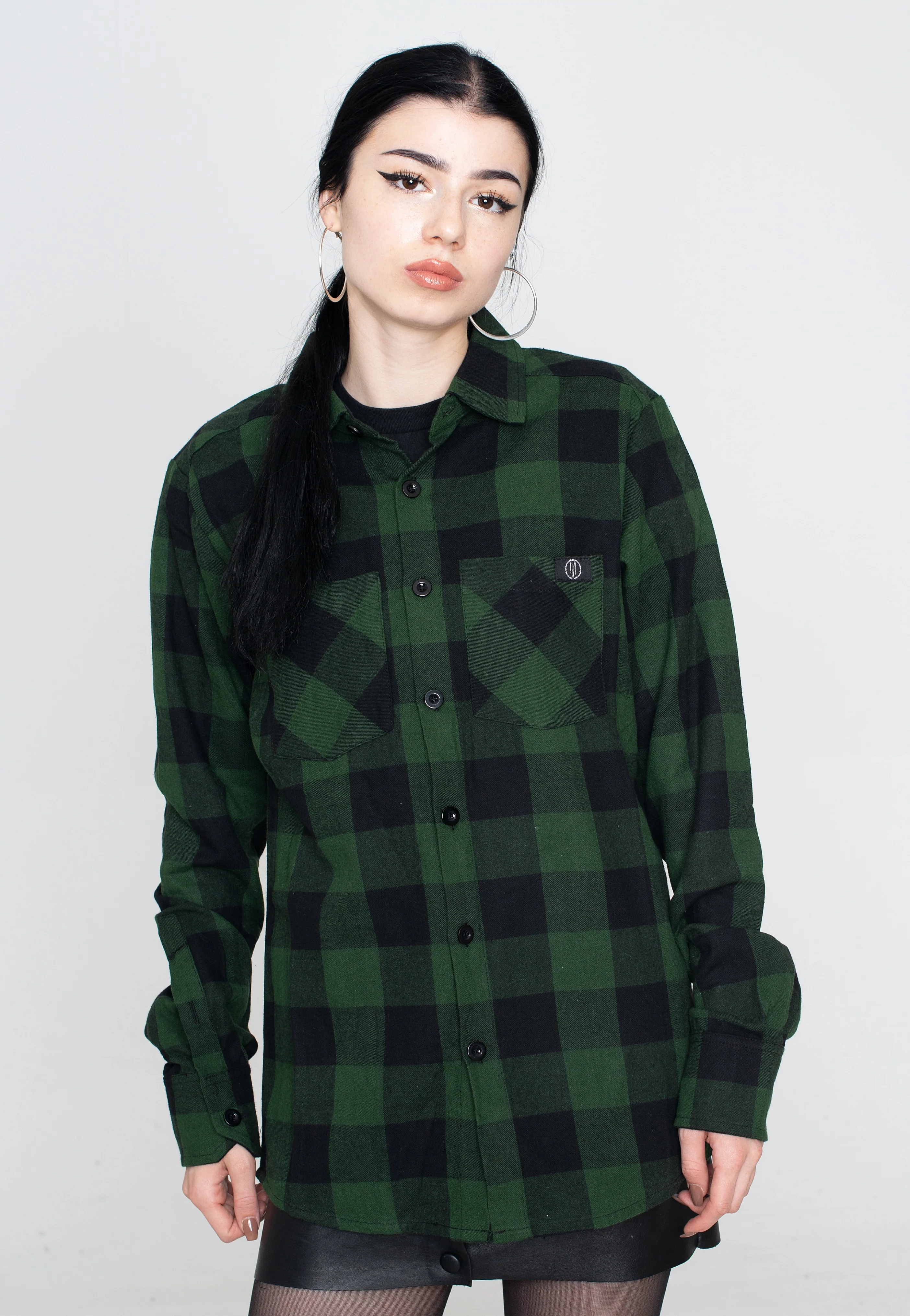 Hooft Black/Forestgreen Flanell - Shirt - Image 8