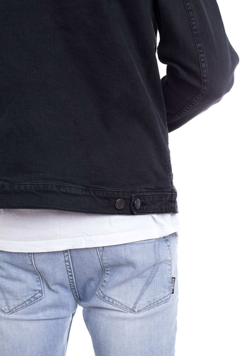 Neil Denim Black - Jeans Jacket - Image 8
