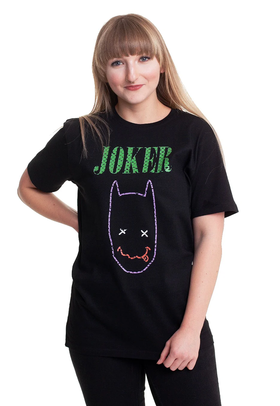 Bat Man Smile Sketch - T-Shirt
