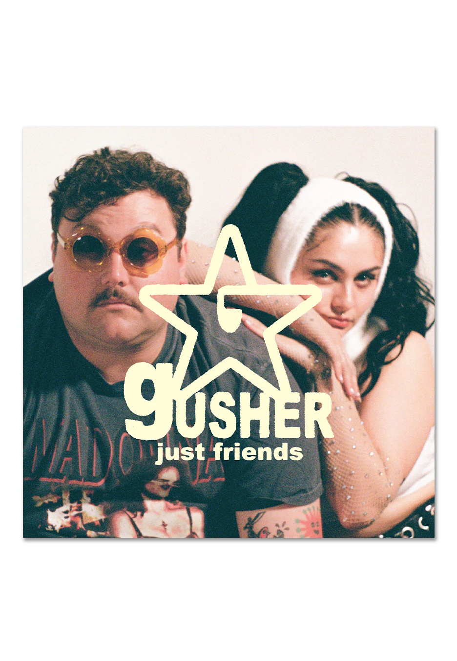 Gusher Ltd. Orange/White Bone Galaxy - Colored Vinyl - Image 2