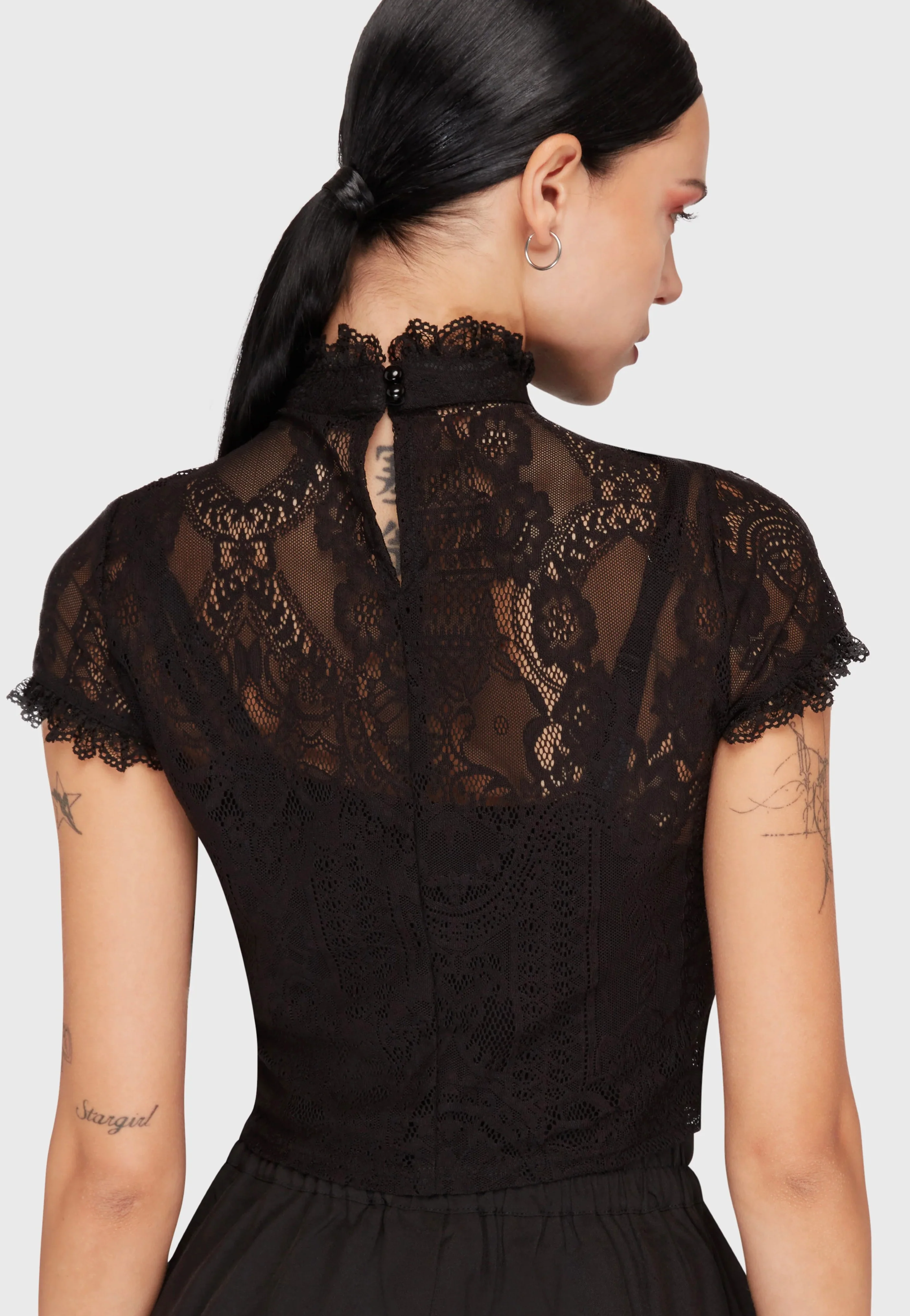 Ava Crop Black - Top - Image 2