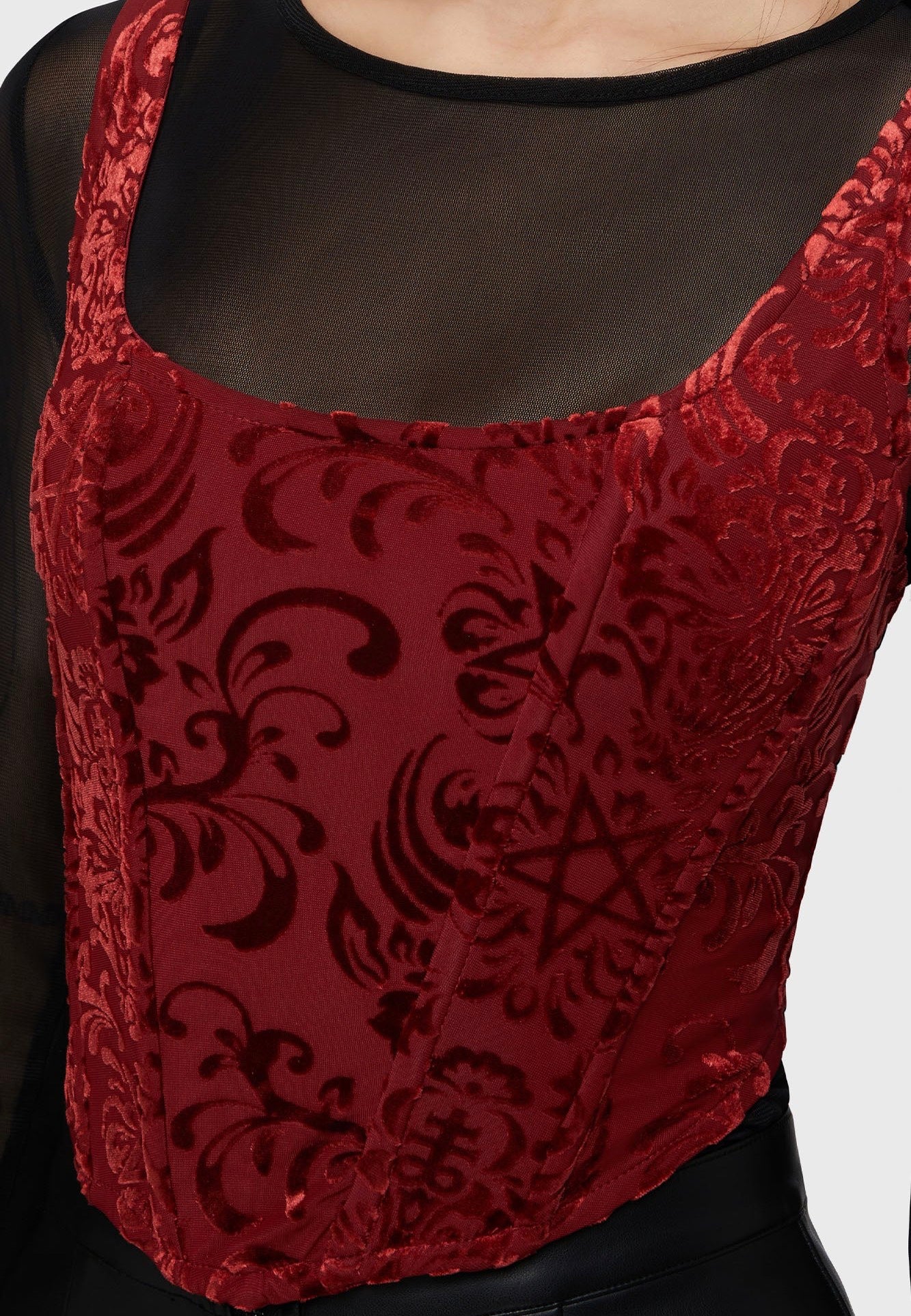 Crimson Bloodlust Red - Corset - Image 4