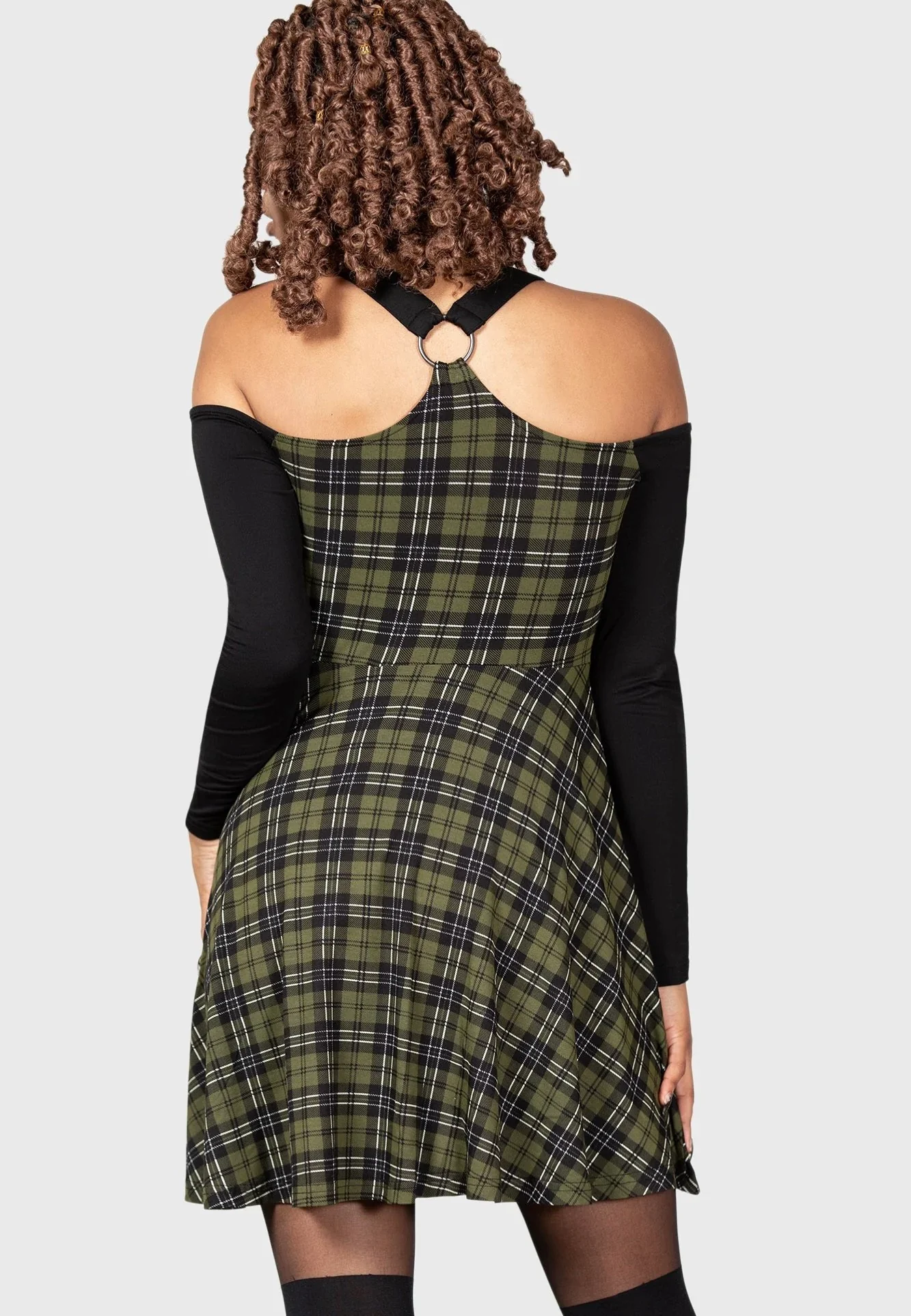 Estine Skater Green - Dress - Image 6