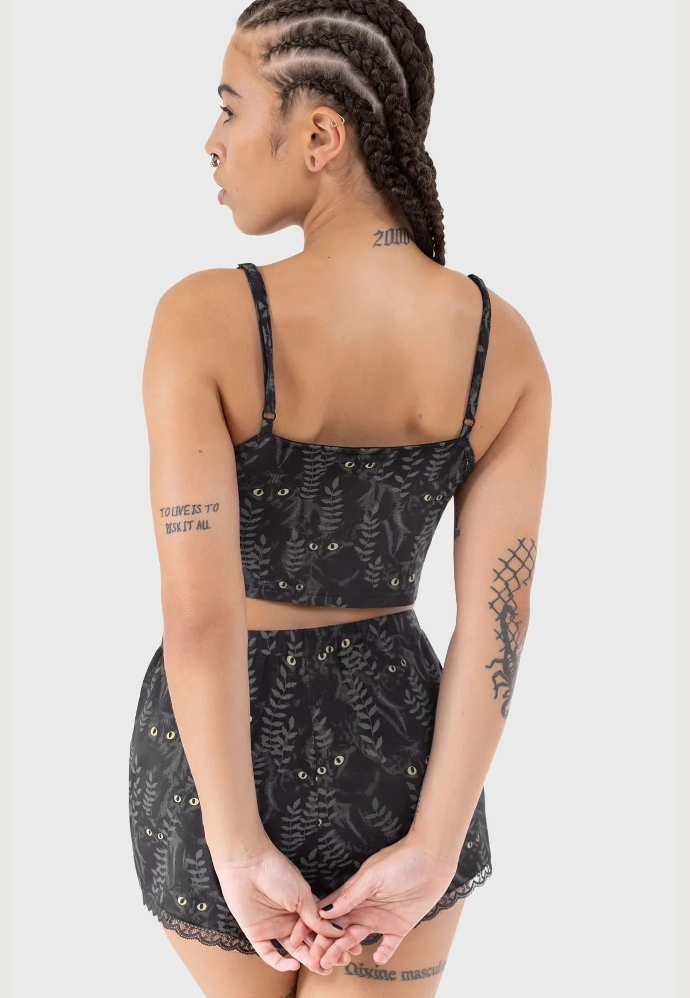 Familiar Woods Cami Black - Top - Image 4