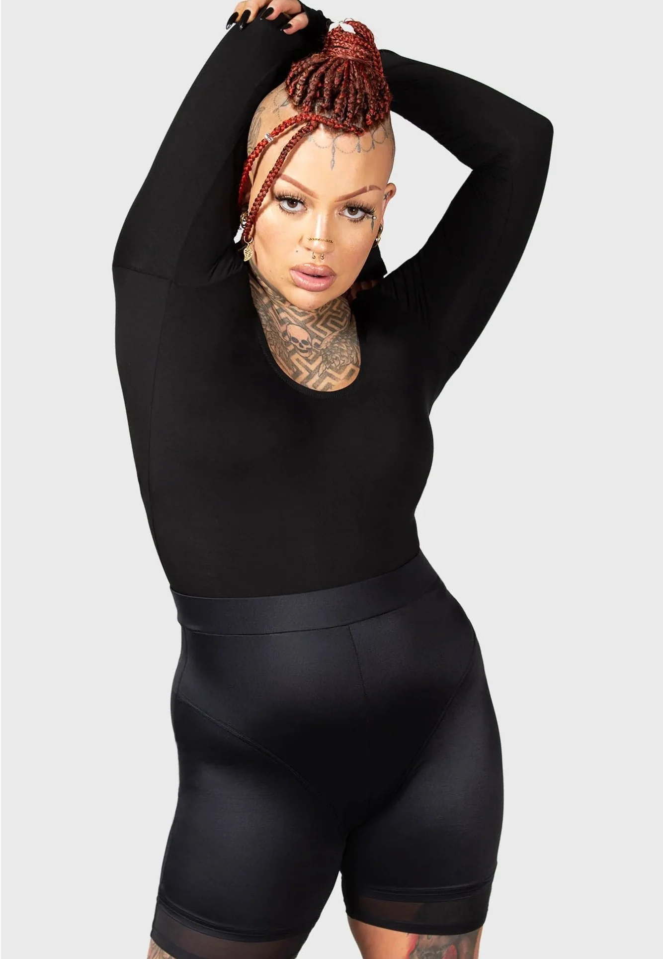 Gothletic Black - Shorts - Image 2