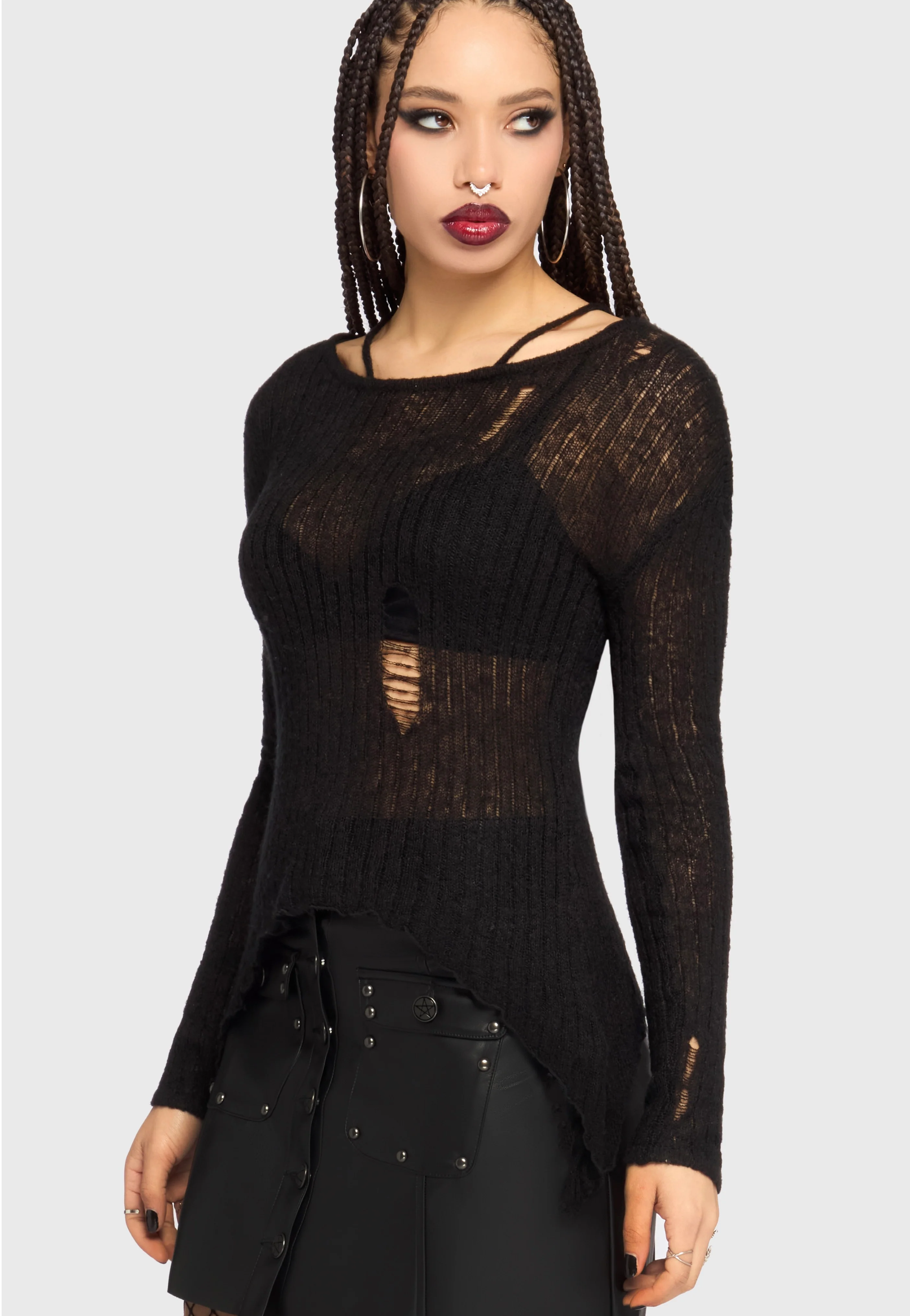 Haunting Echoes Black - Top