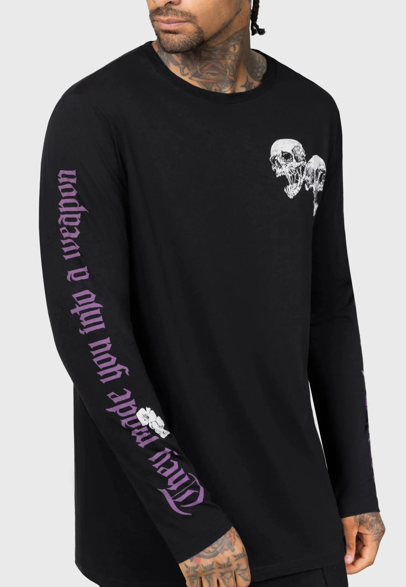 Heal Your Heart Black - Longsleeve - Image 4