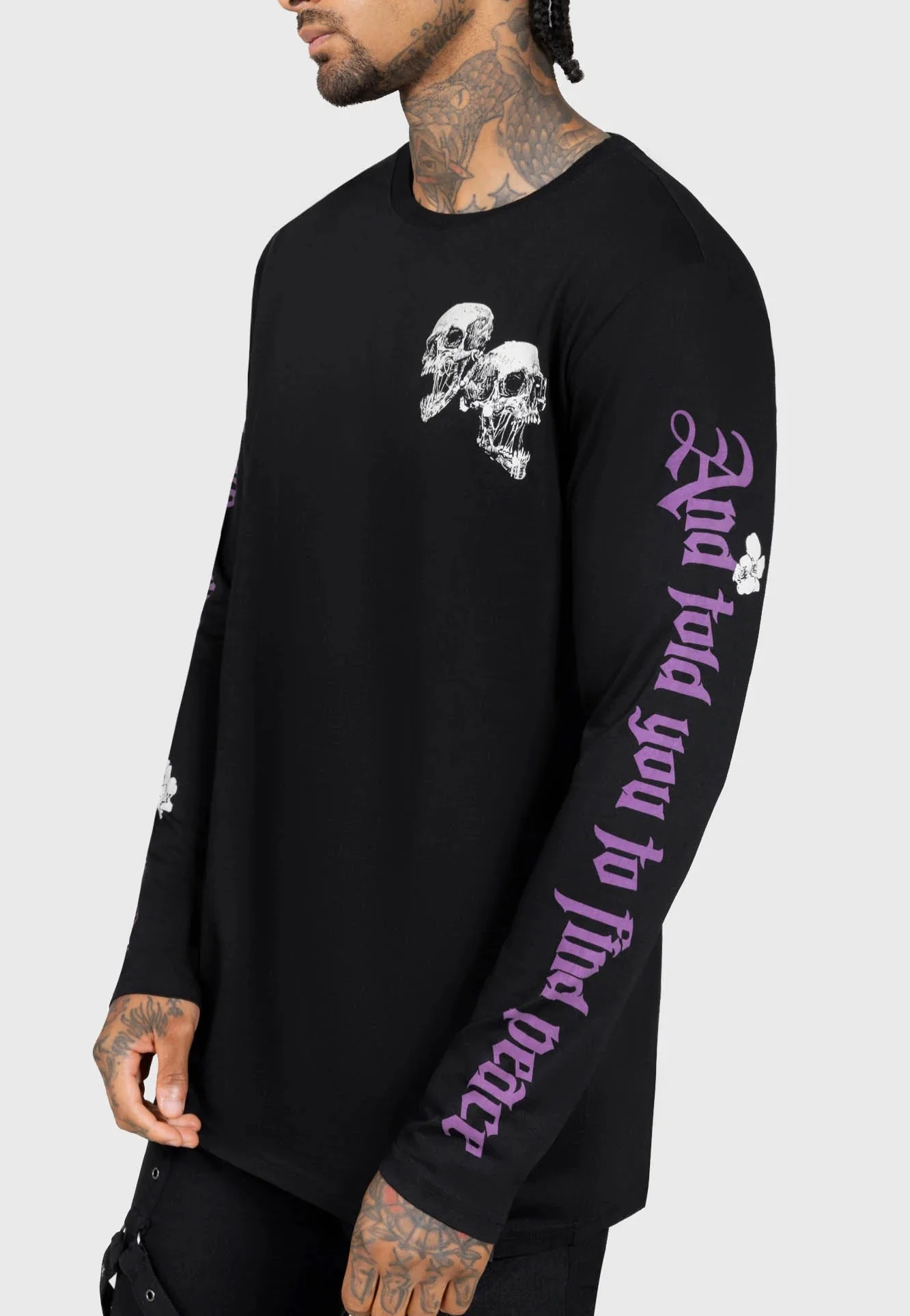 Heal Your Heart Black - Longsleeve - Image 6