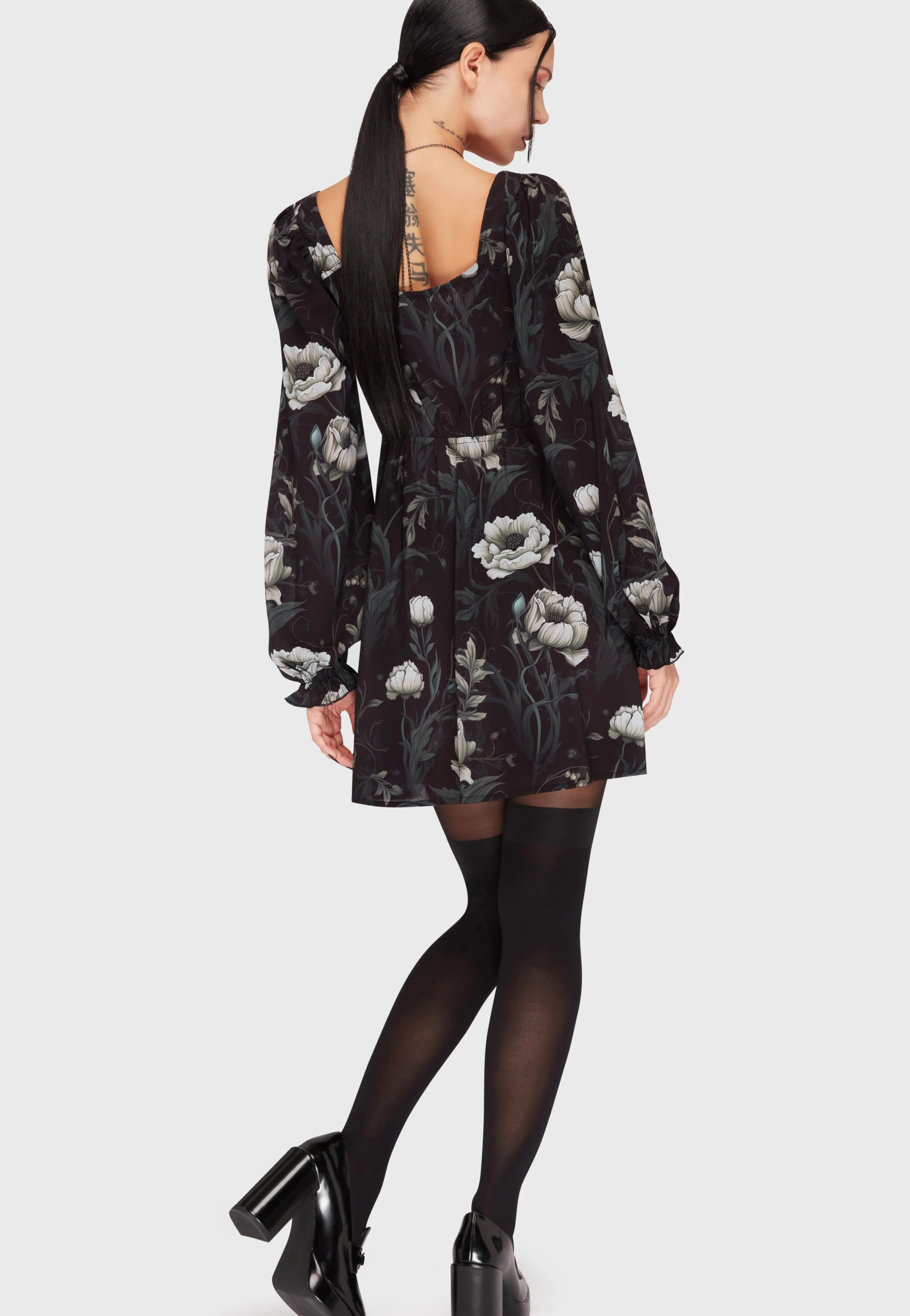 Ivory's Chorus Mini Black/Ivory - Dress - Image 3