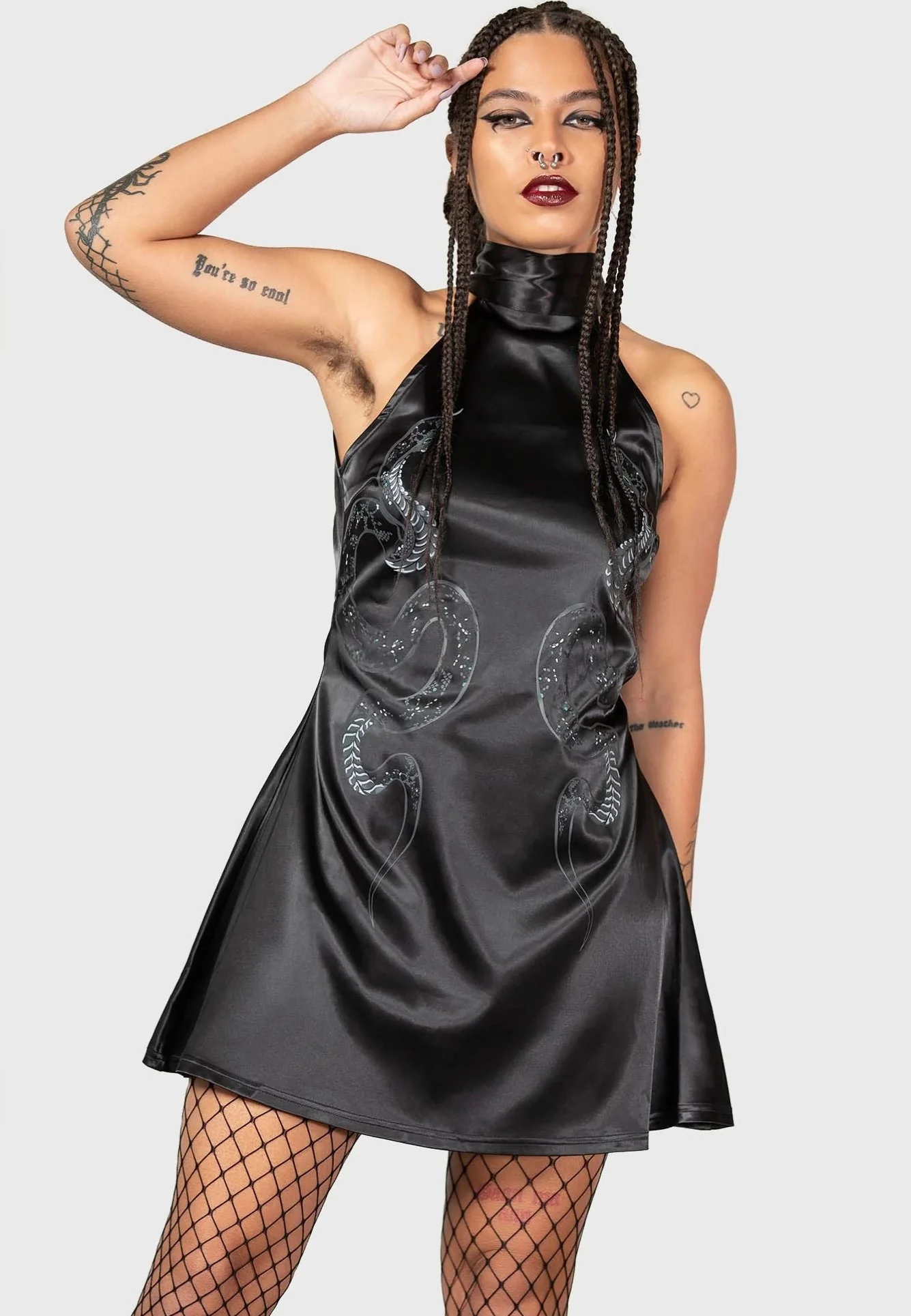Medusa’s Lair Mini Black - Dress