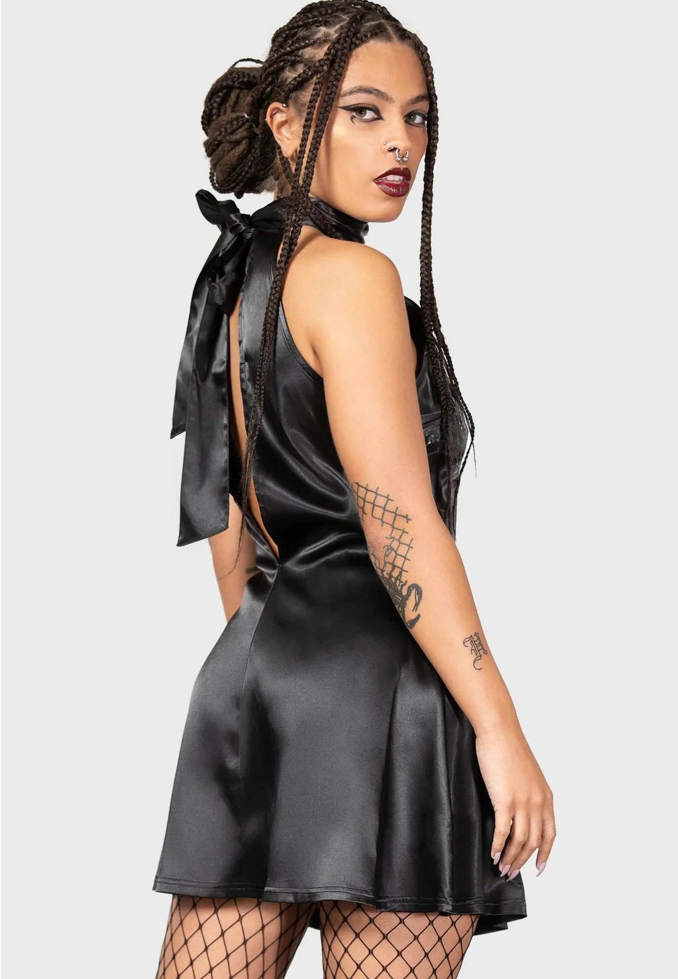 Medusa’s Lair Mini Black - Dress - Image 4