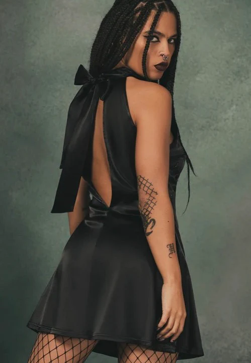 Medusa’s Lair Mini Black - Dress - Image 7