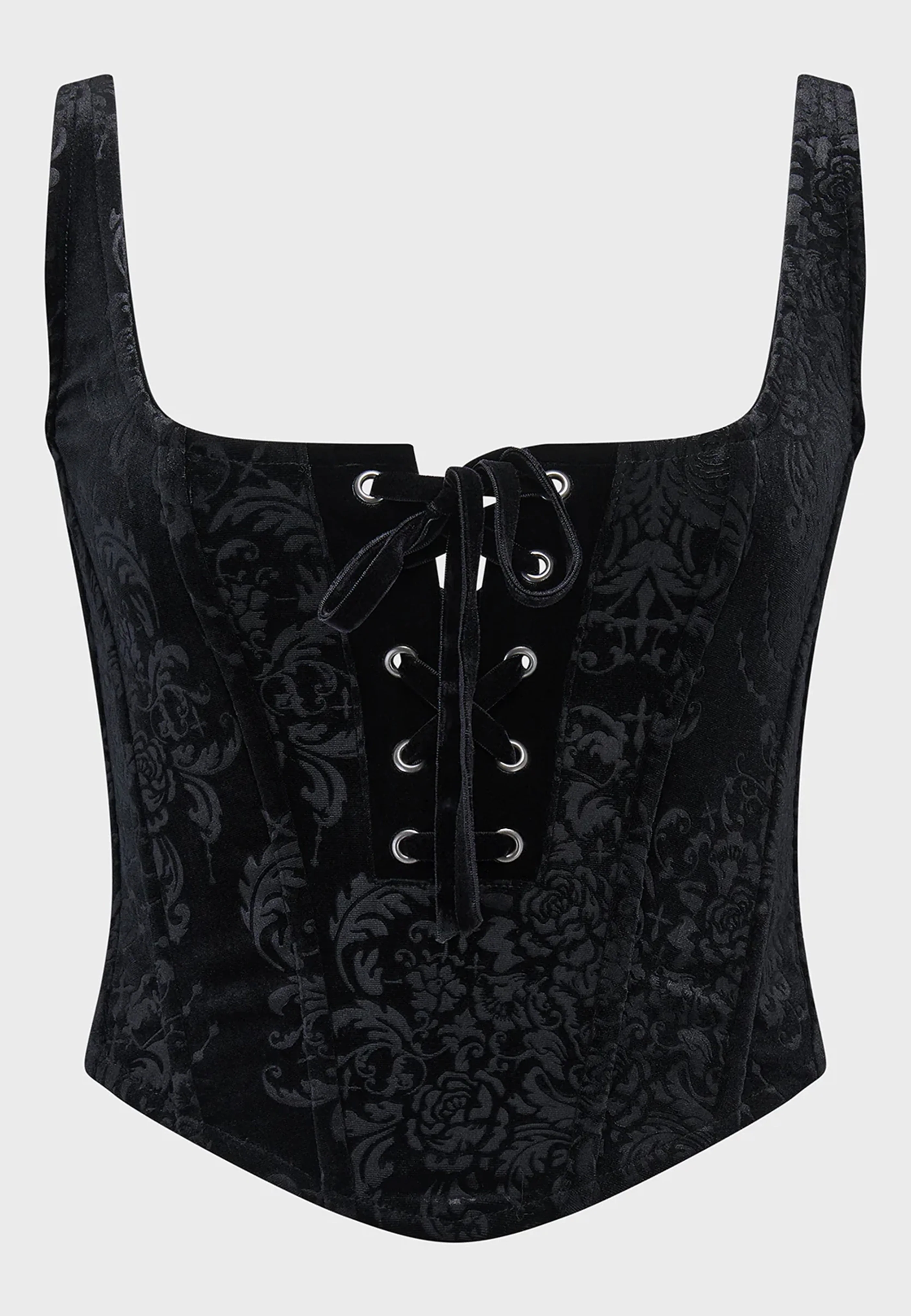 Nightrein Black Velvet - Corset - Image 3