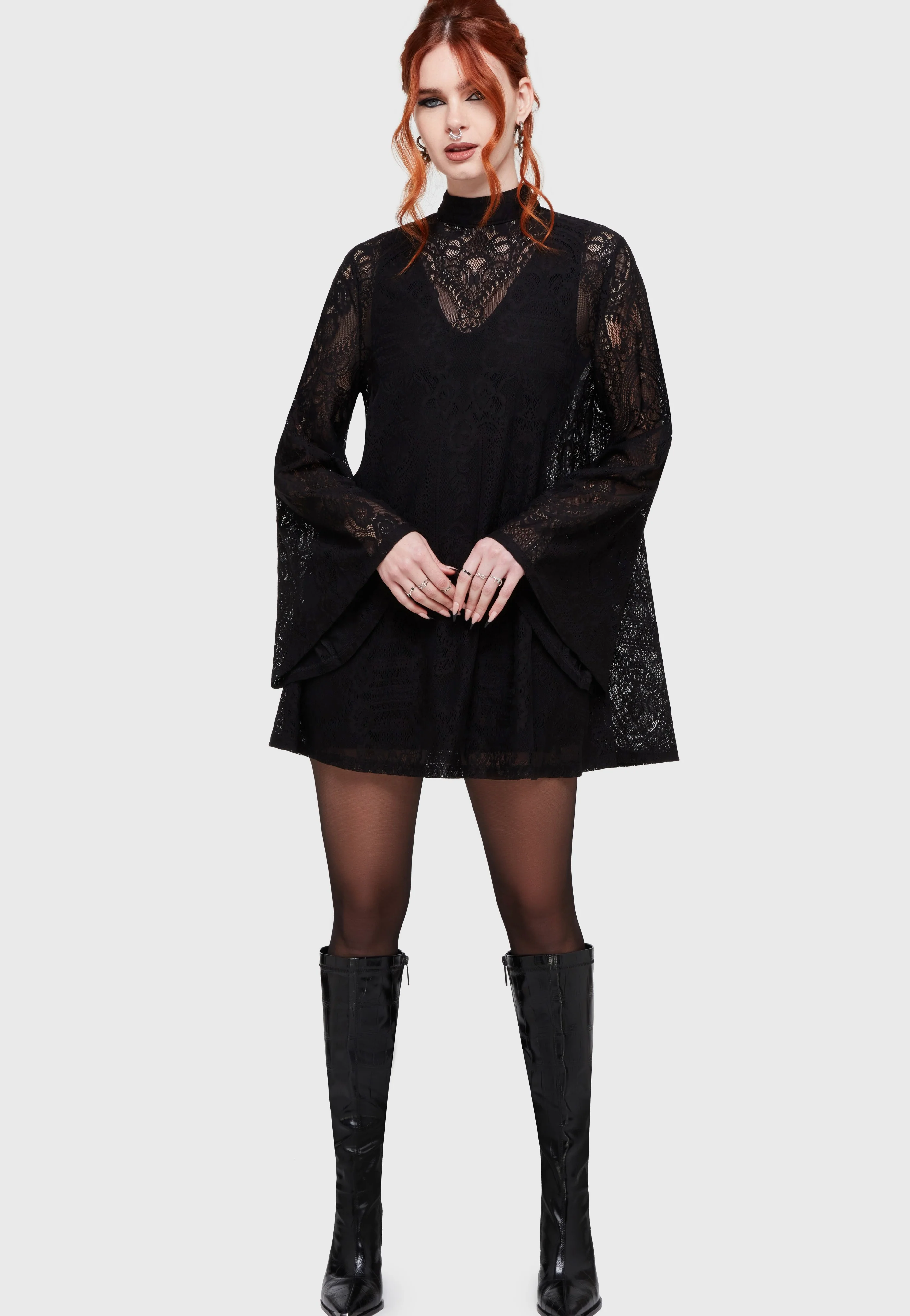 Waltz In Mourning Mini Black - Dress - Image 3