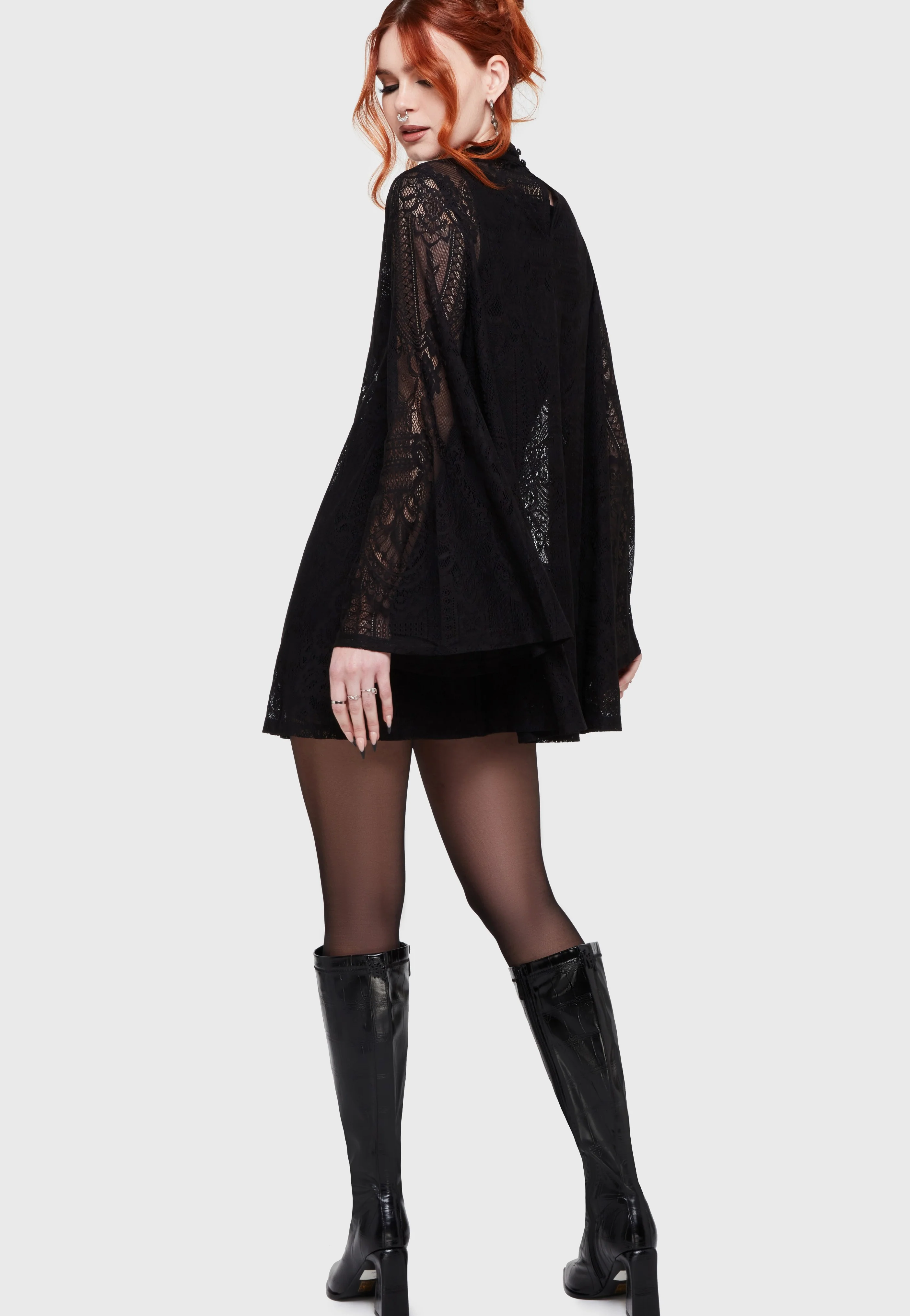 Waltz In Mourning Mini Black - Dress - Image 4