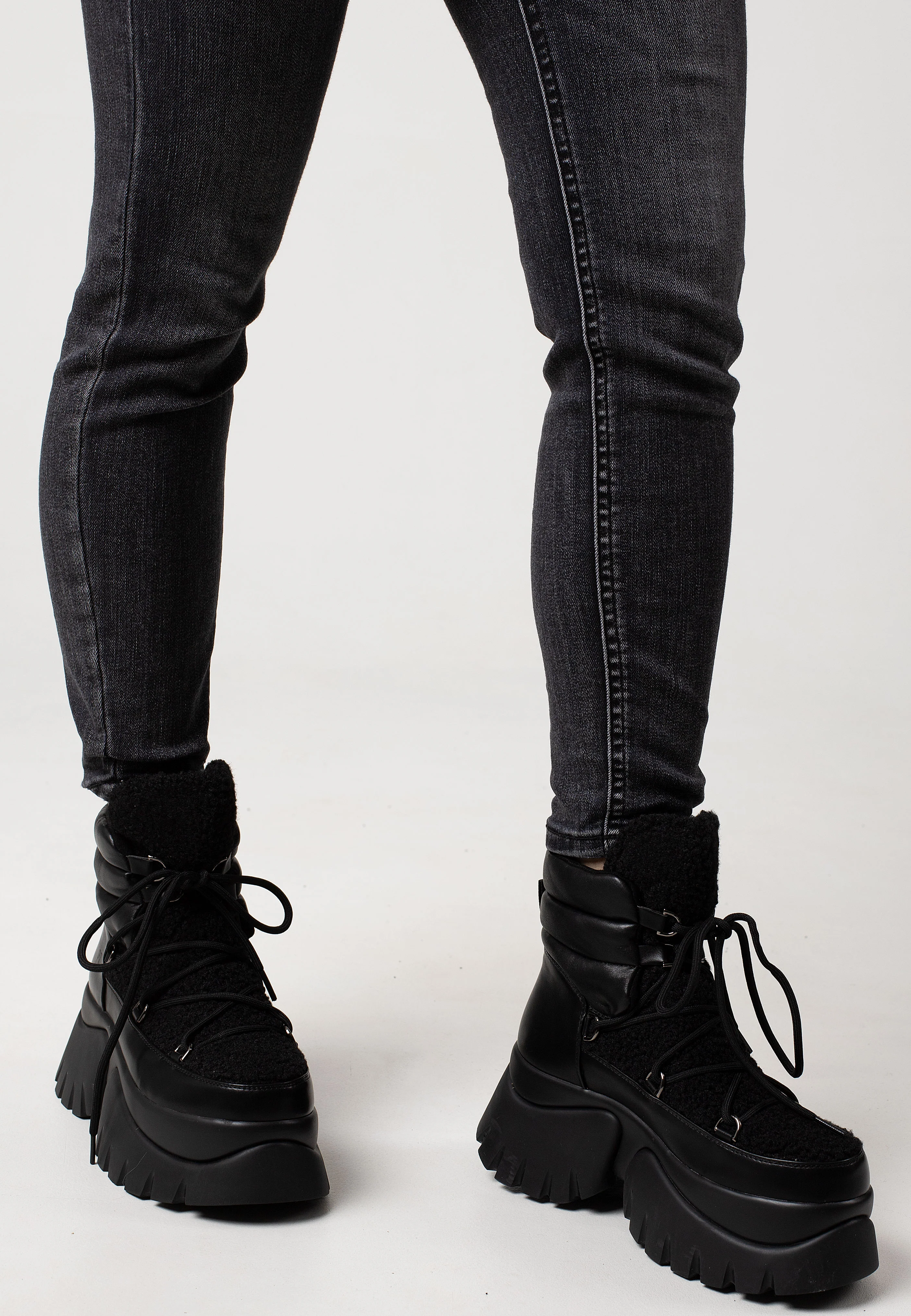 Black Fluffy Vilun Black - Girl Shoes - Image 7