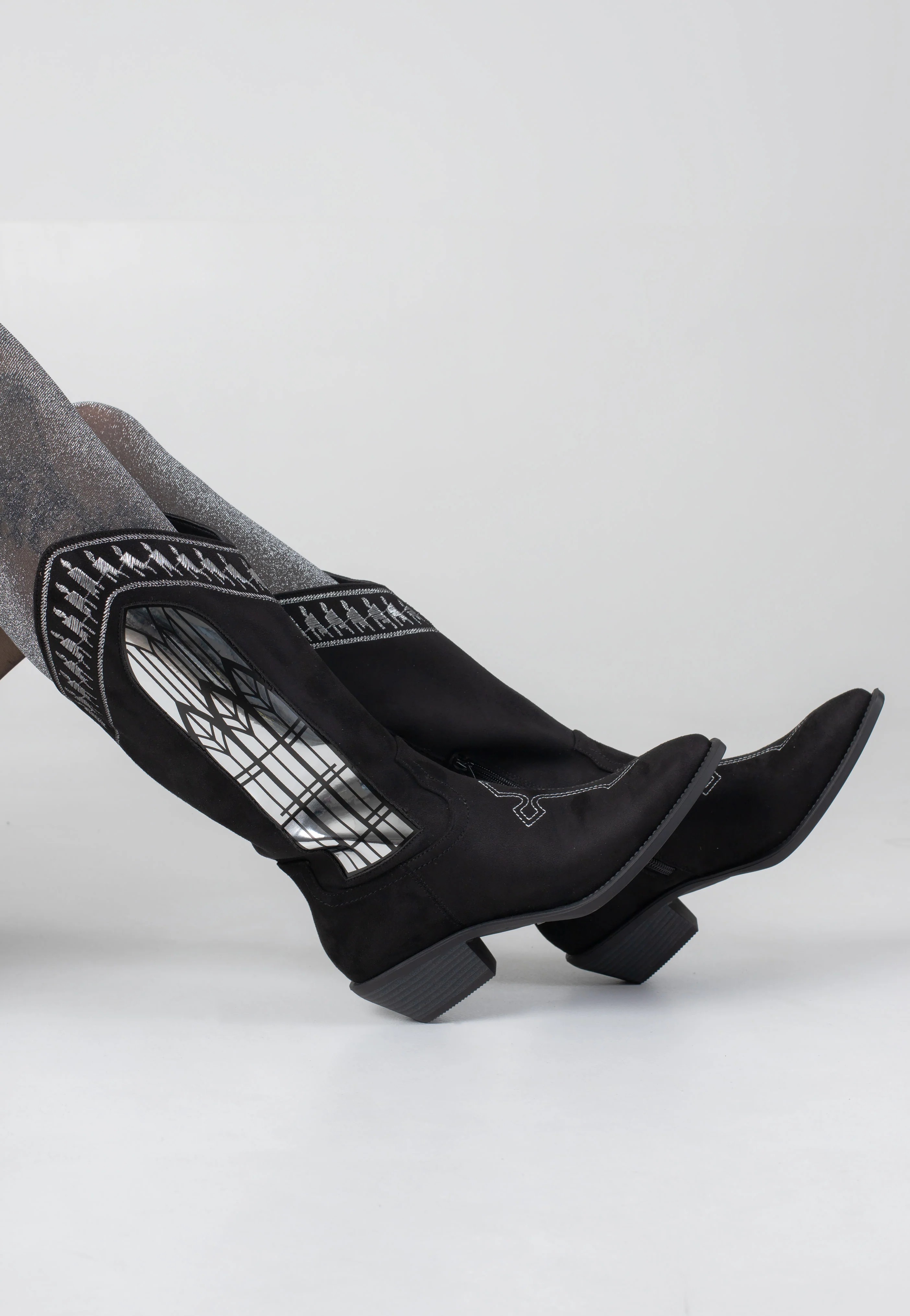 Broken Confessions Cowboy Black - Girl Shoes - Image 2