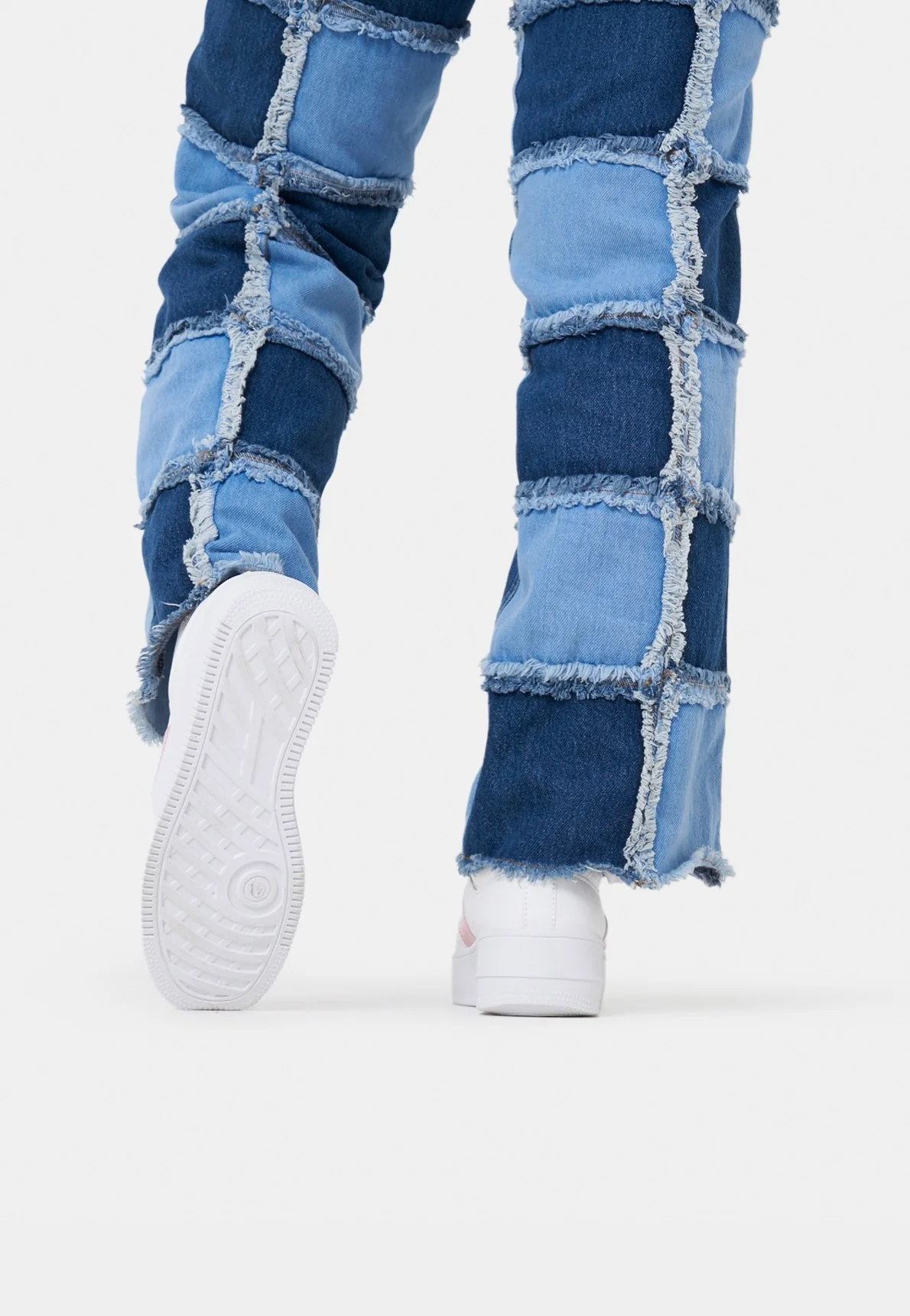Eternia Pink Stripe Platform White - Girl Shoes - Image 3