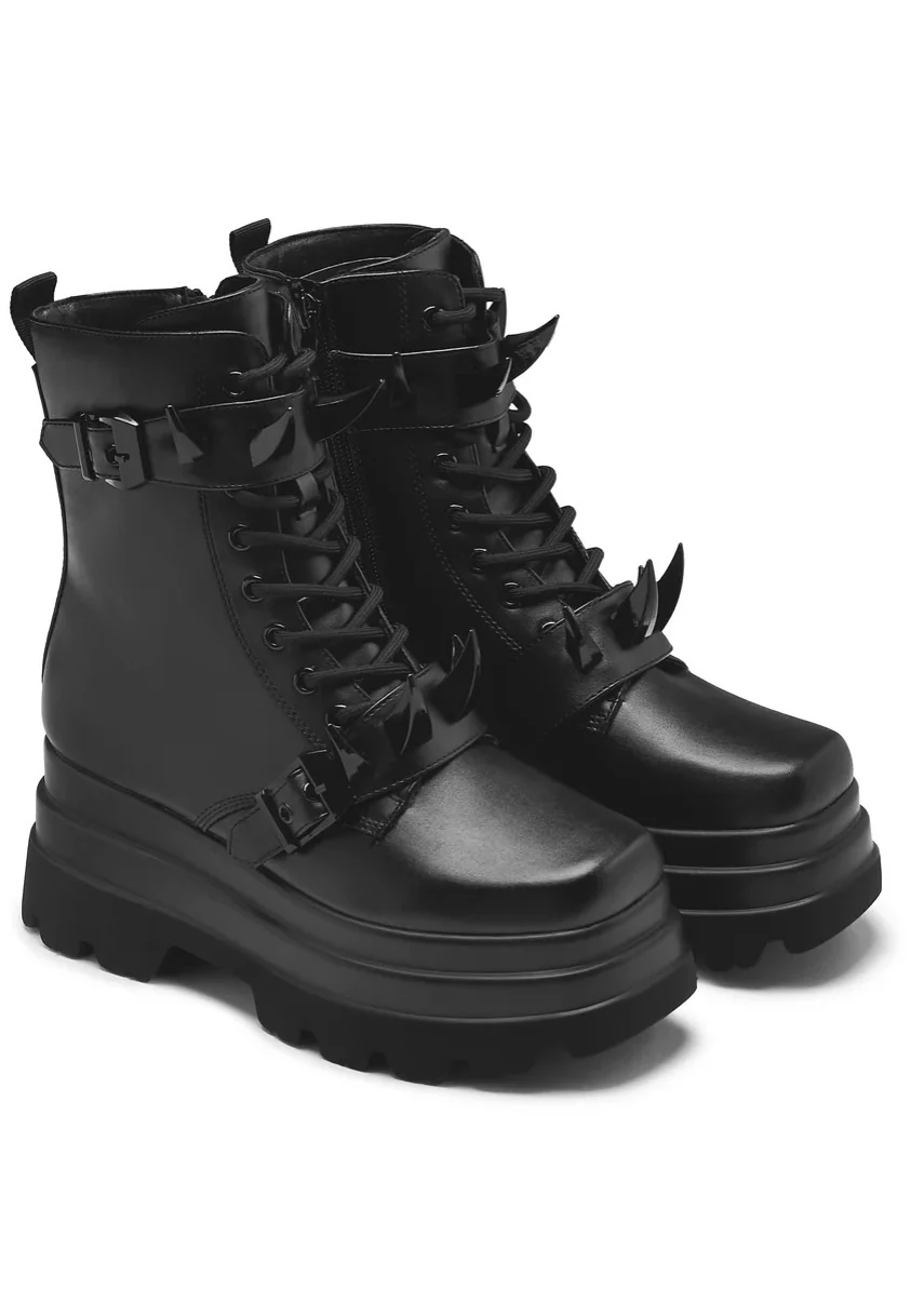 Santoku Trident Spike Platform Black - Girl Shoes - Image 7