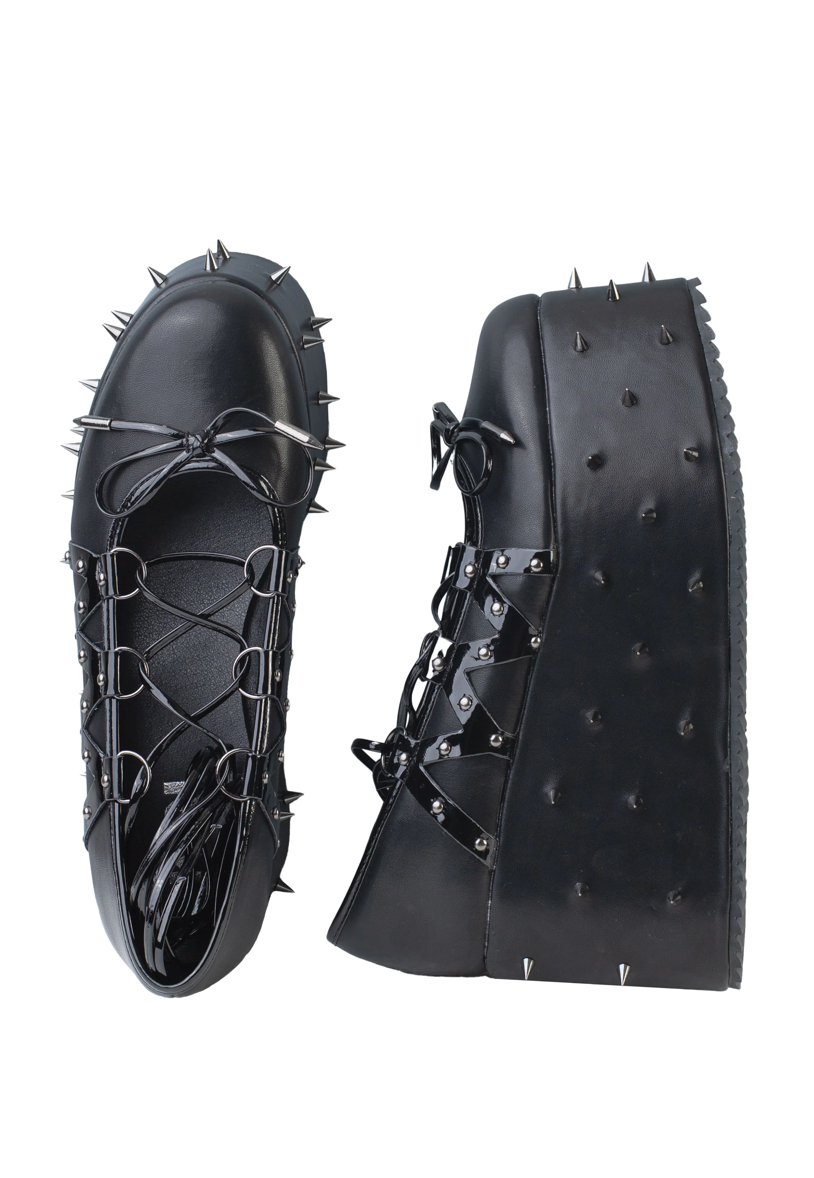 Zorina Lace Up Platform Ballet - Girl Shoes - Image 2